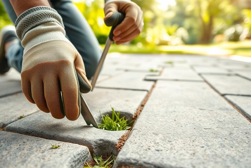 Tipps zur Entfernung von Unkraut zwischen Fliesen