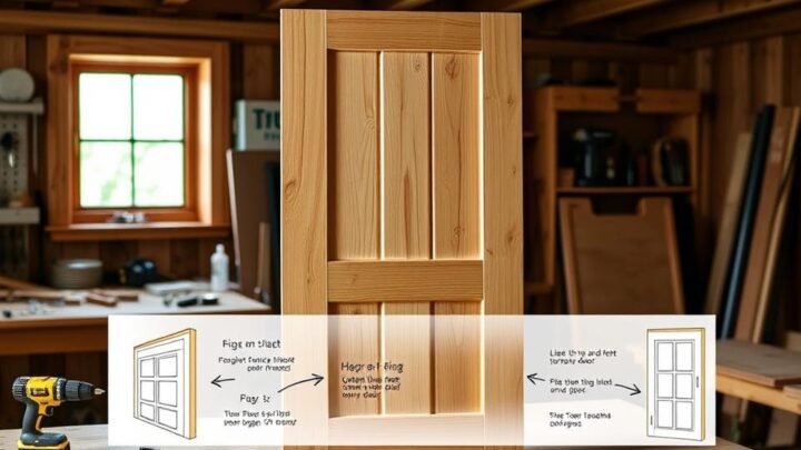 Ihre Holzhäuschen-Türen Montage: Tipps und Anleitung