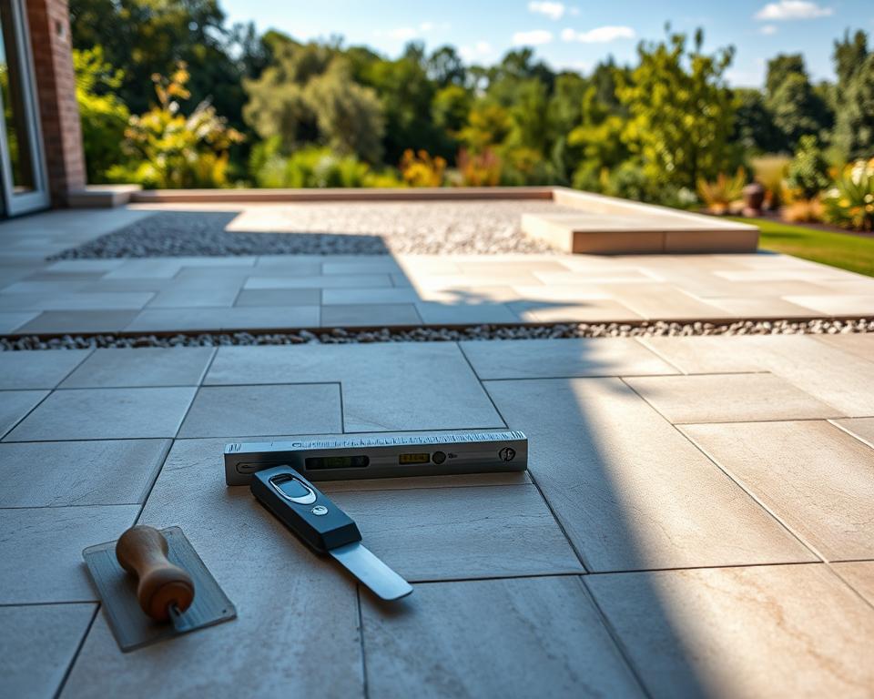 Verlegung Terrassenplatten Untergrund Verlegung Terrassenplatten Untergrund