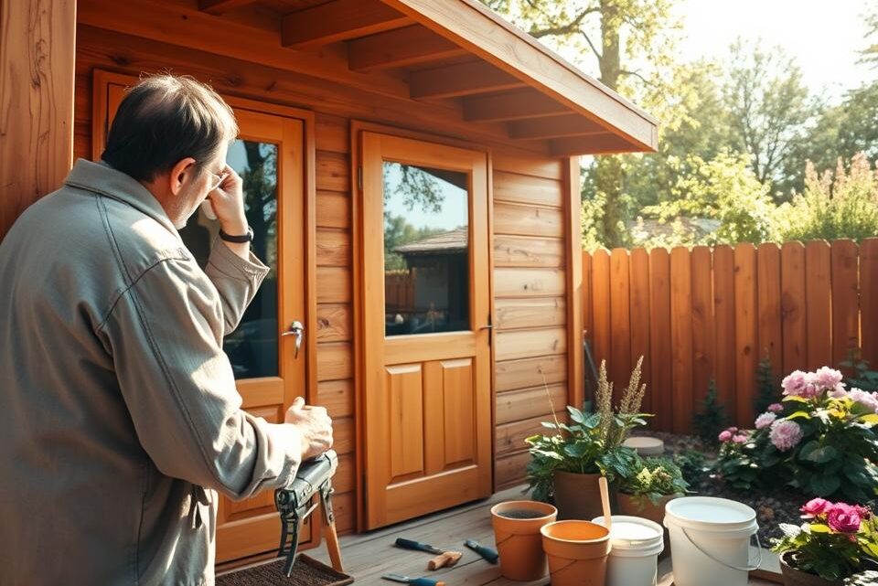 Abdichten Ihres Holzhäuschens: Wie dichtet man ein Holzhäuschen ab?