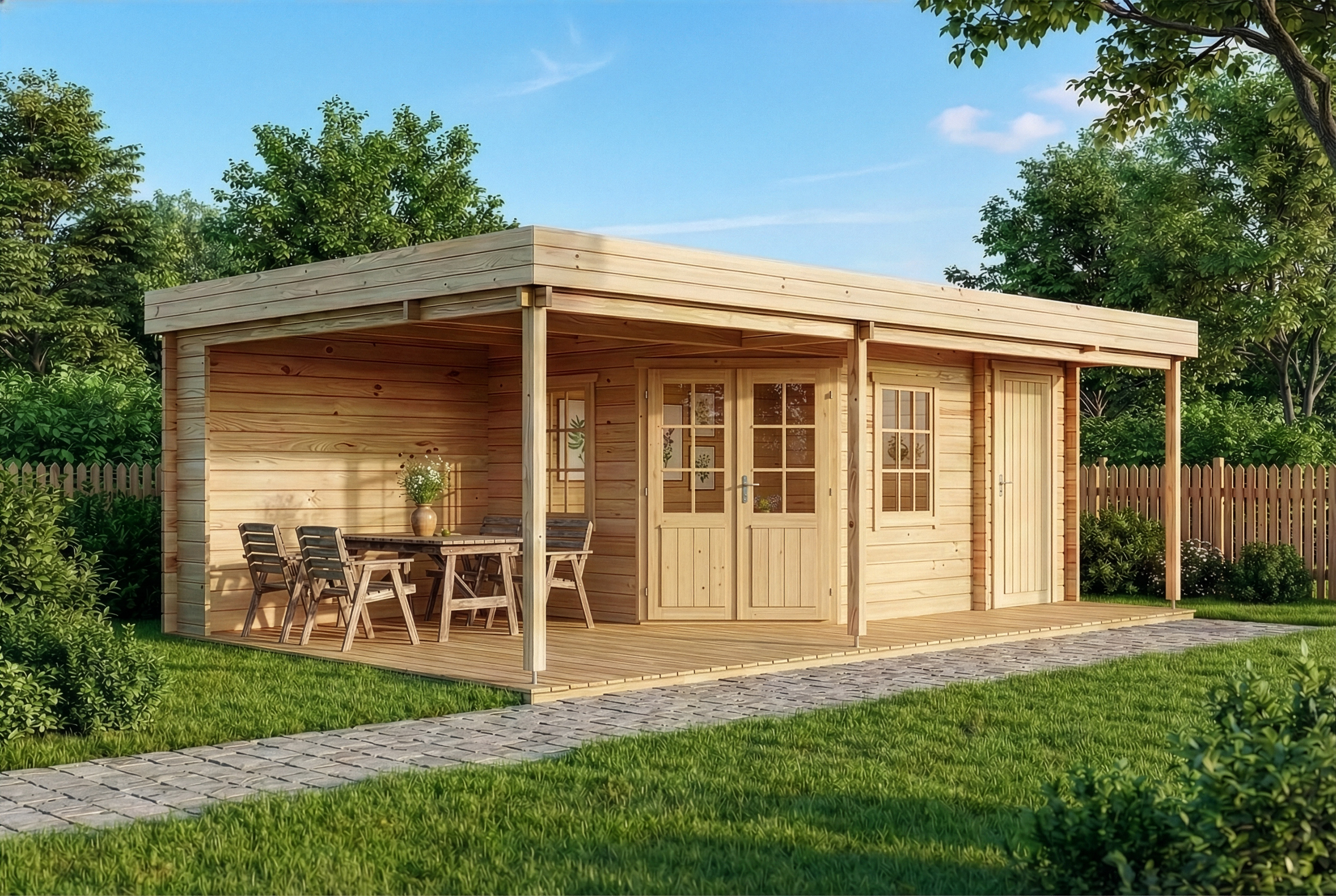 Gartenhaus Johanna Plus 7x4m