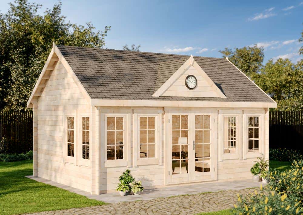 Gartenhaus CLOCKHOUSE® XL 6x4m