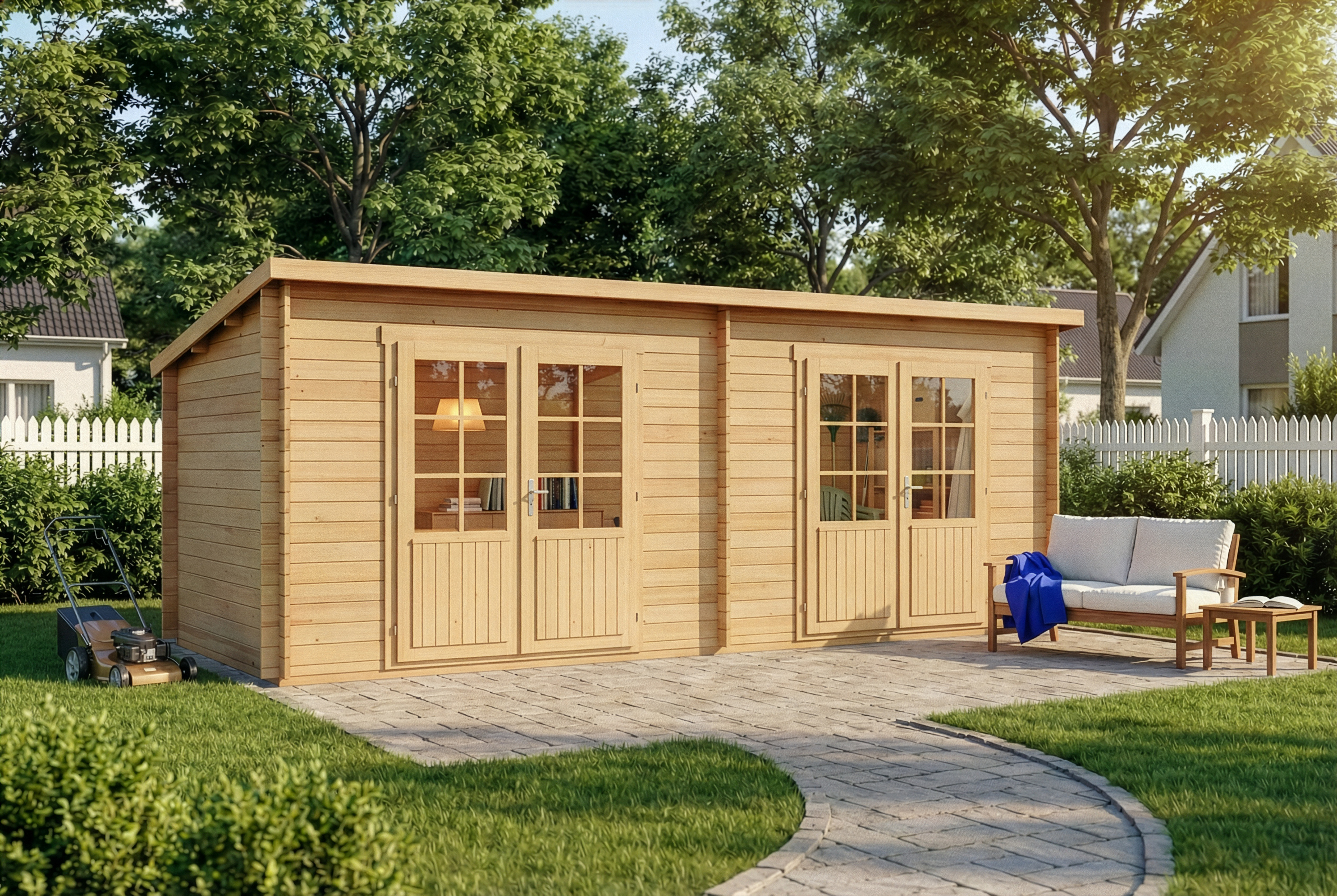 Gartenhaus Maria Twin 6x3m | Rabatt: 16 %
