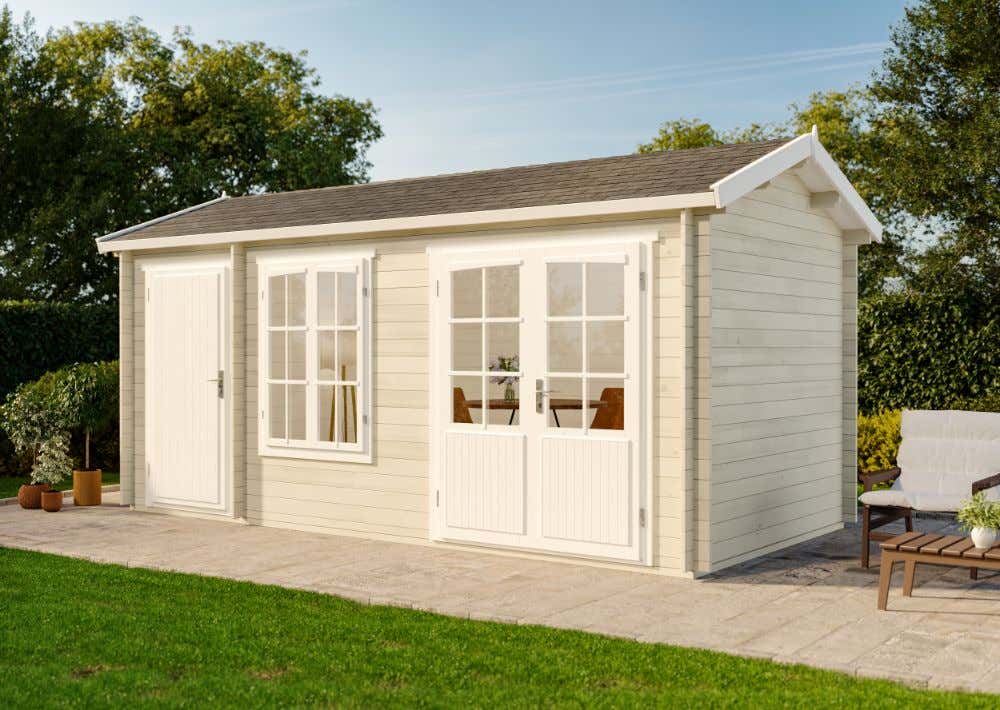 2-Raum Gartenhaus Bolton XL 5x3m