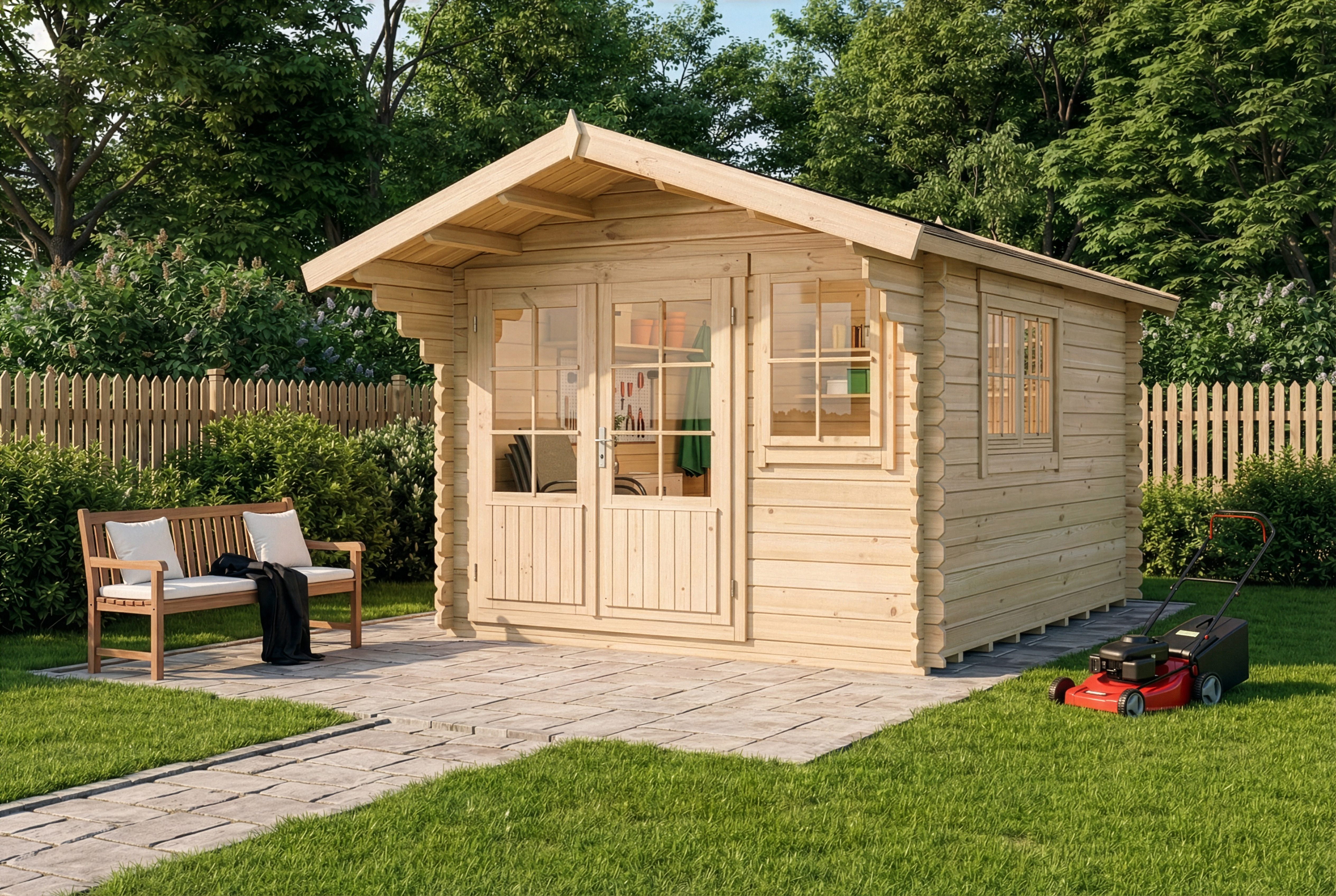 Gartenhaus Gabriel 300 x 400 cm 5x3m | Rabatt: 24 %