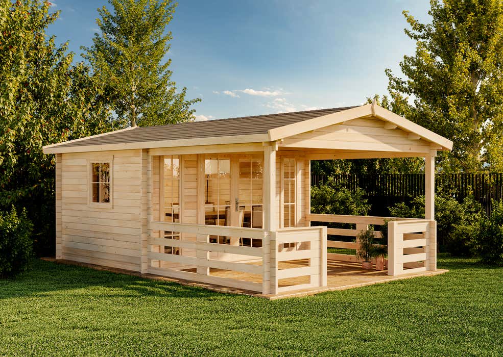 Gartenhaus Lappland B 6x4m | Rabatt: 16 %