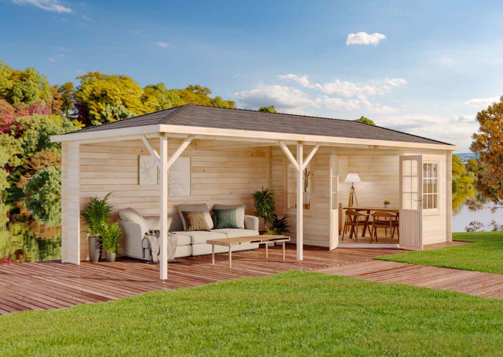 Gartenhaus Mississippi 8x3m