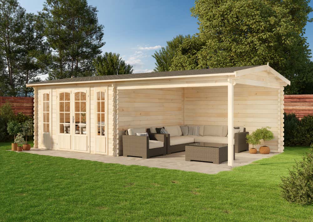 Gartenhaus Freiburg 8x4m | Rabatt: 19 %