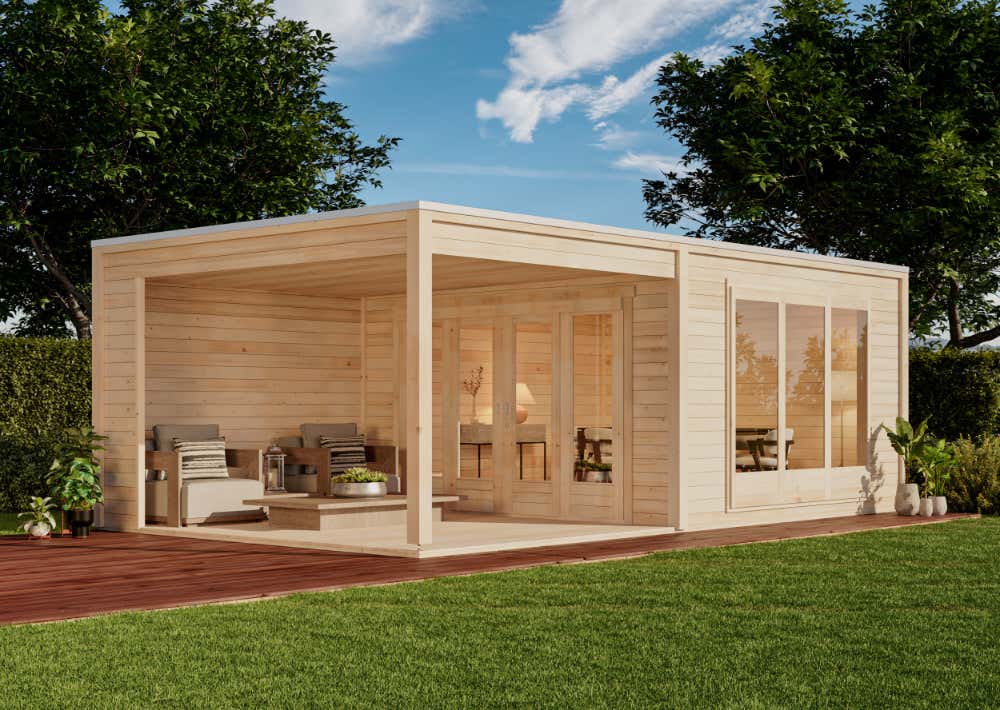 Design Gartenhaus Cubus Plus 7x4m