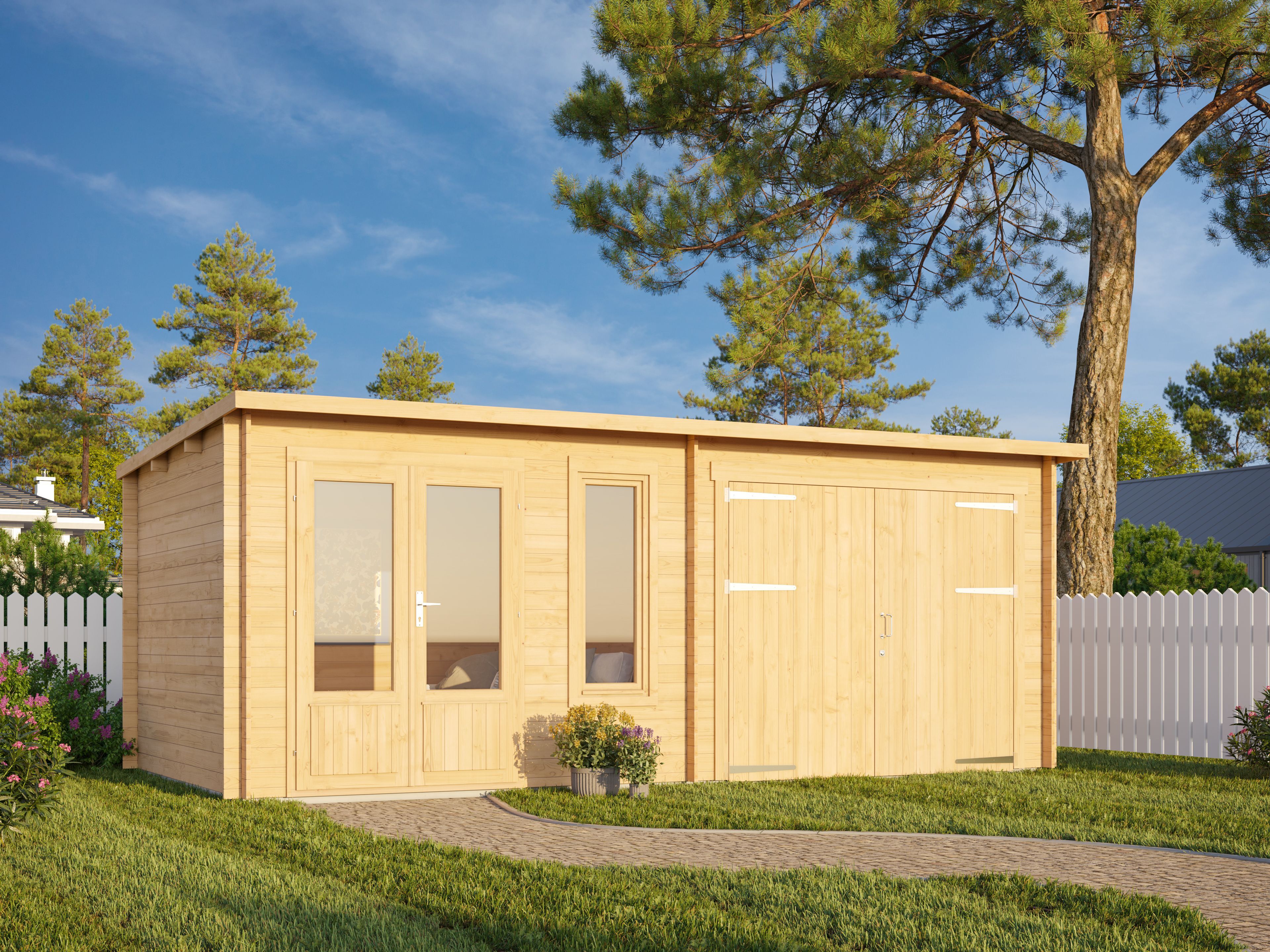 Fjordholz Gartenhaus Modell Gardenstore 28 B 4x3m | Rabatt: 26 %