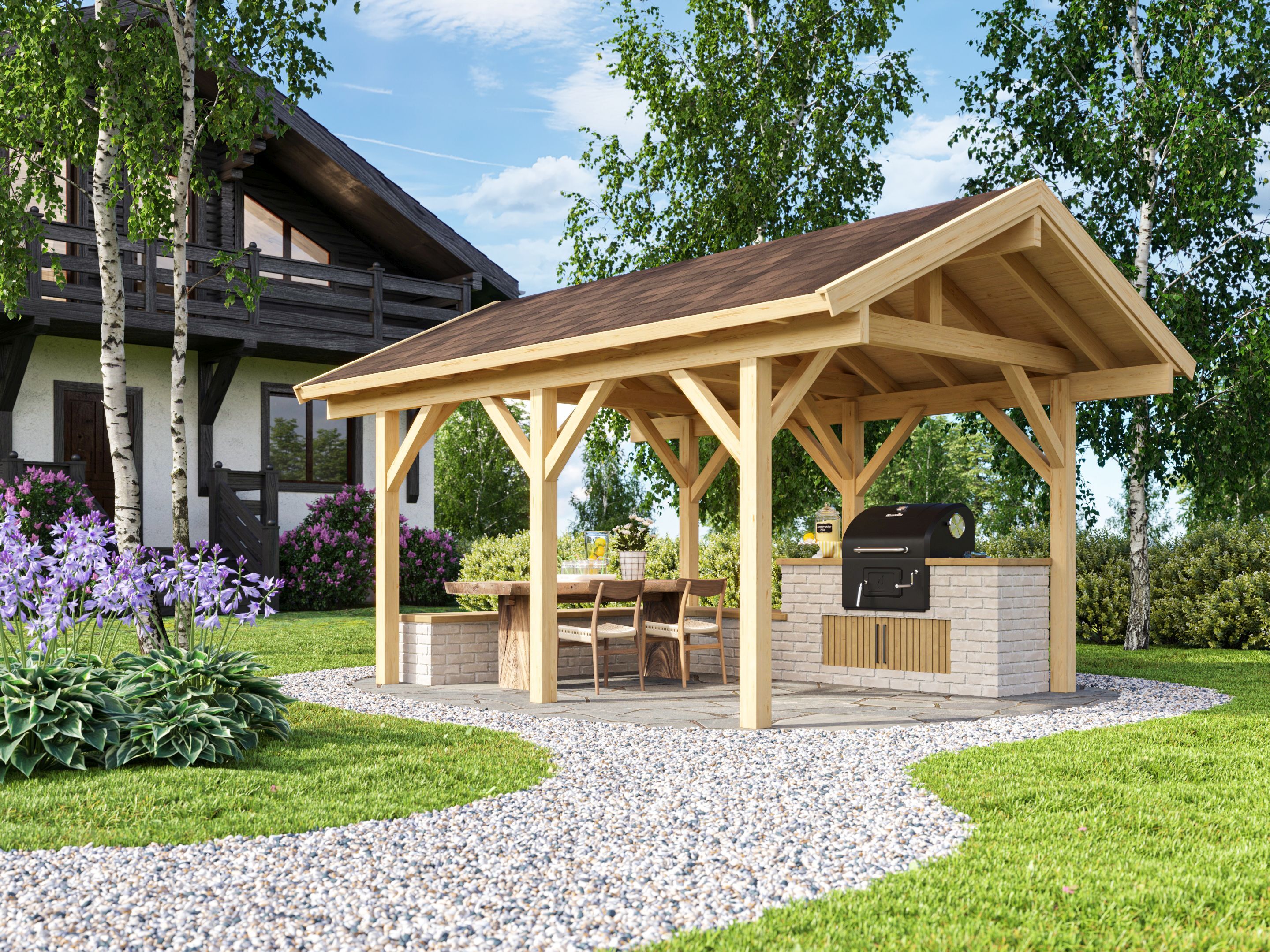 Fjordholz Garten Freisitz Modell Max | Rabatt: 26 %