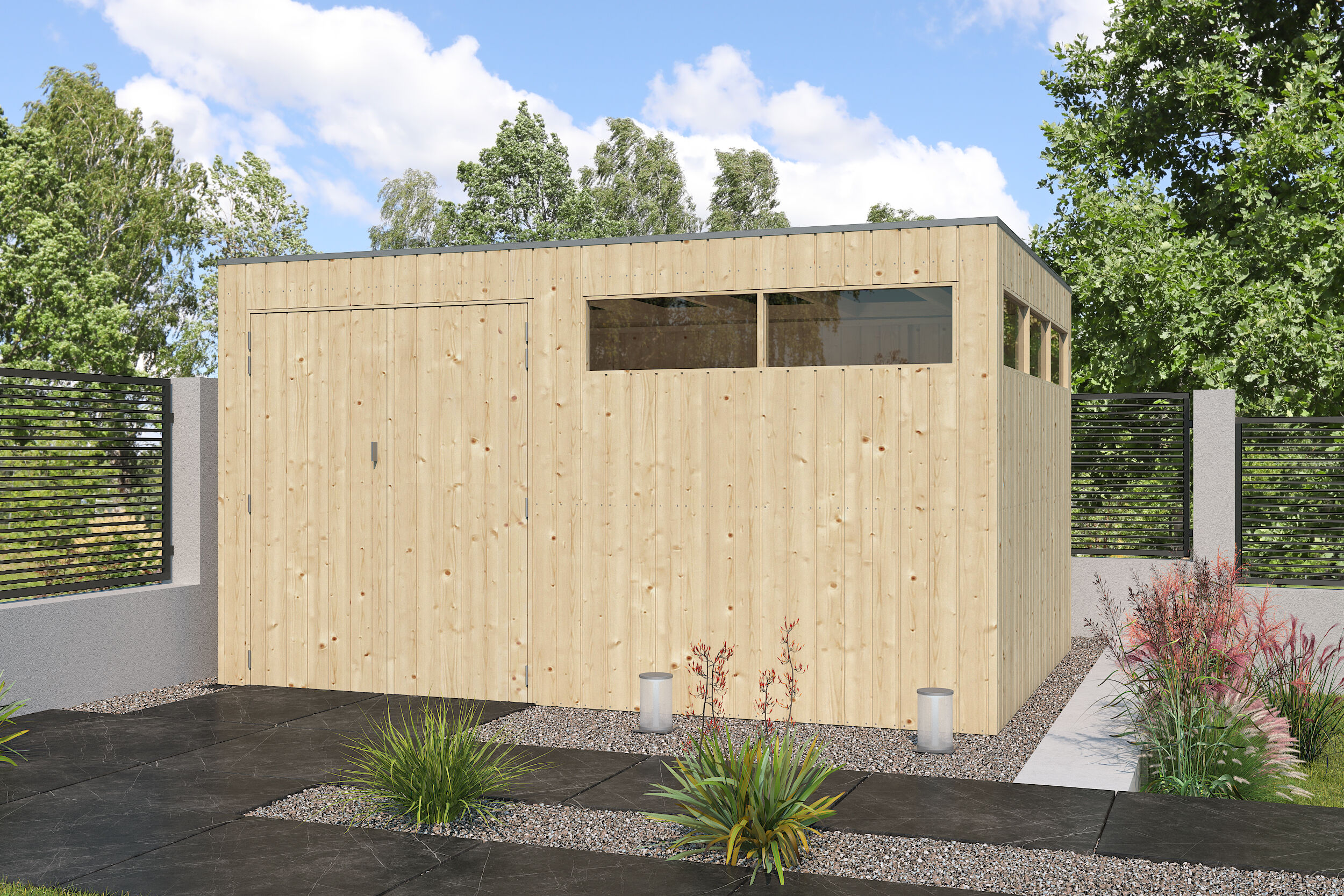 Gartenhaus Modell QBV-Line 11,89 m² 4x3m | Rabatt: 26 %