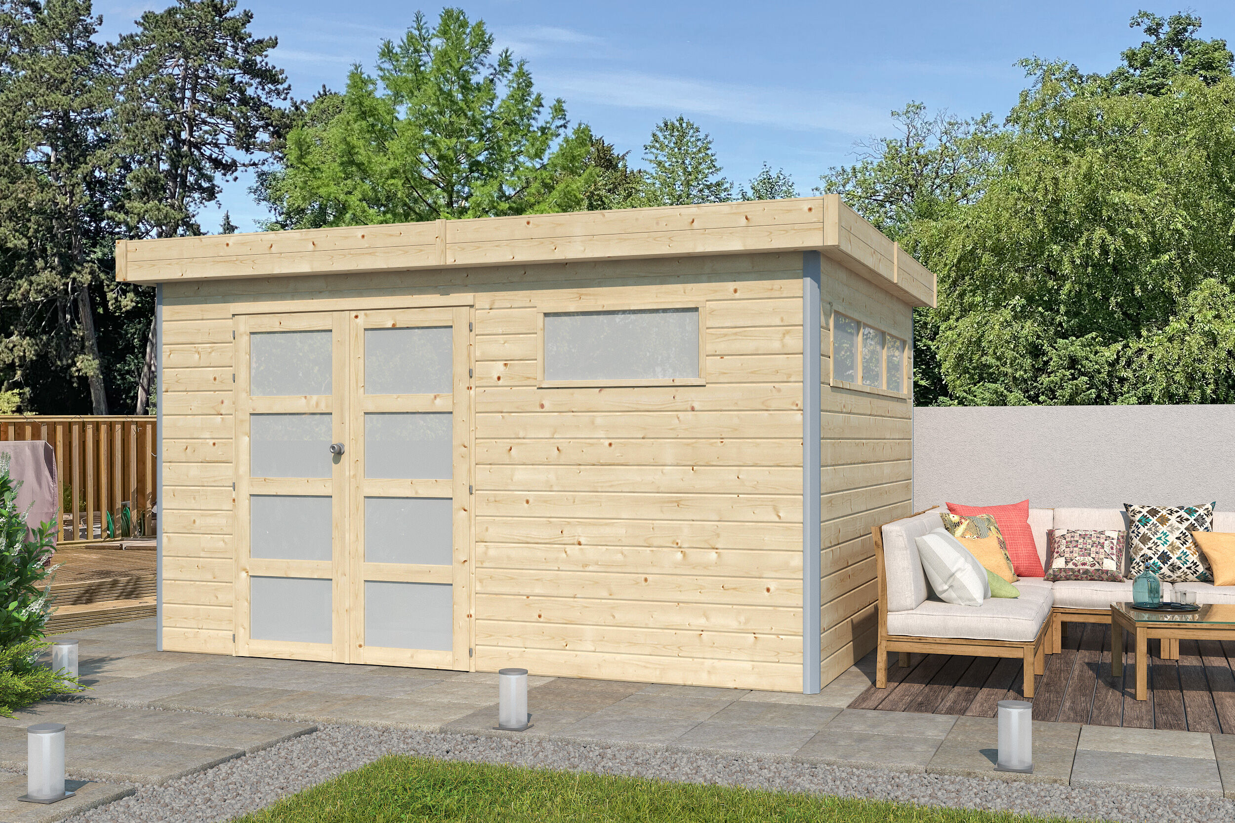 Gartenhaus Alu-Line Modell Kasuko-M 4x3m | Rabatt: 26 %