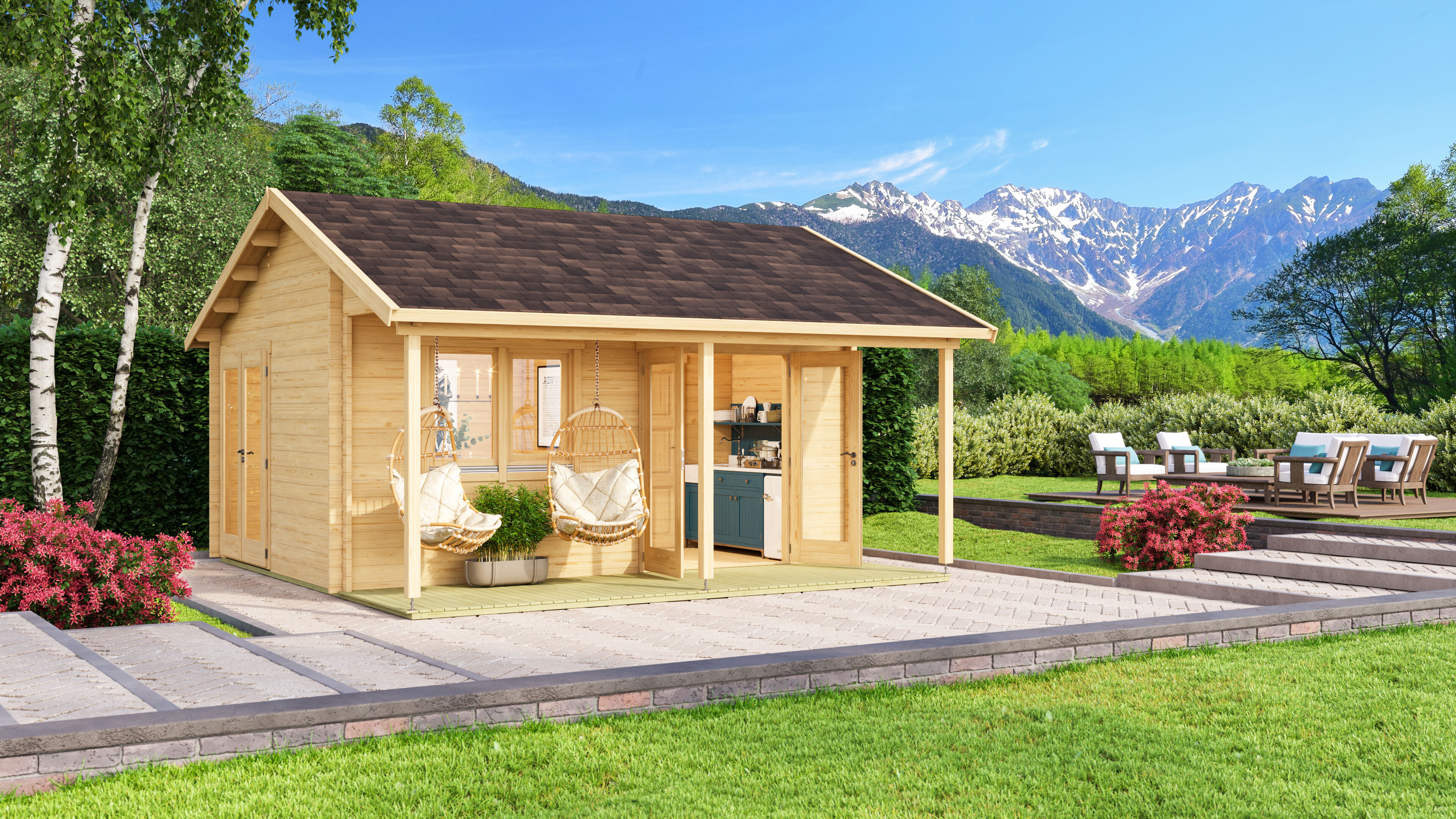 Fjordholz Ferien- und Freizeithaus  Modell Lerum 7 6x4m | Rabatt: 26 %