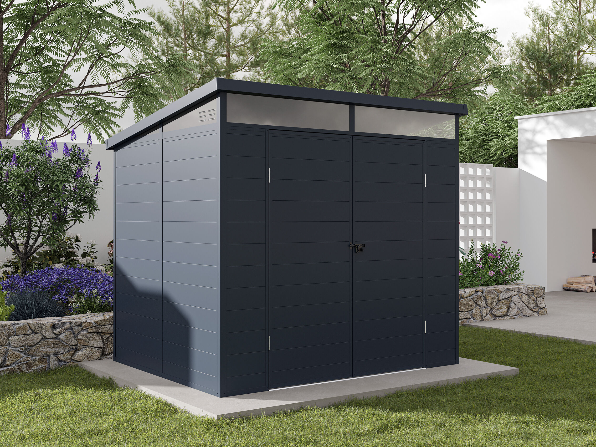 StarLine Kunststoff Gerätehaus/Geräteschuppen Mode 2x2m | Rabatt: 26 %