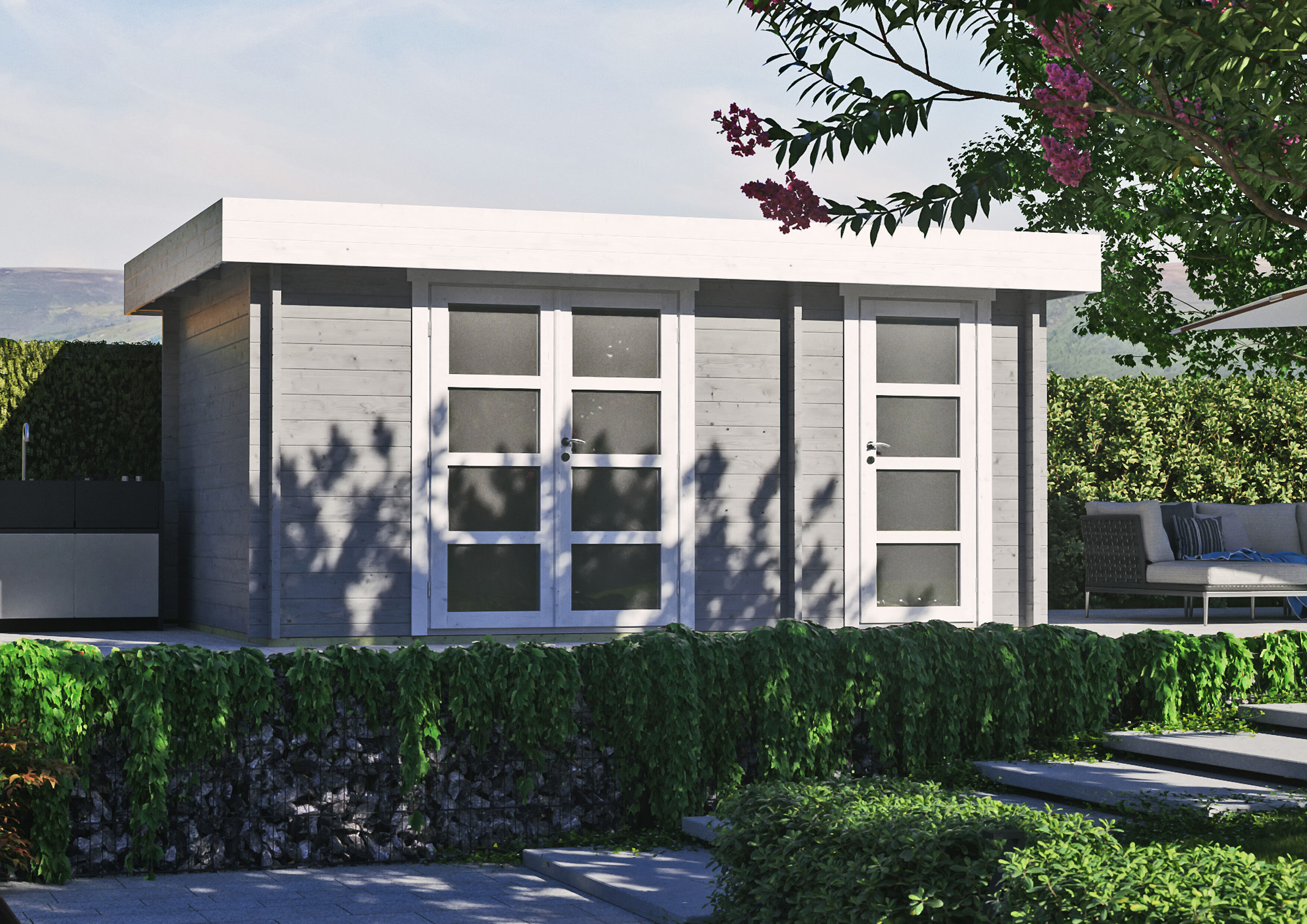 Fjordholz Gartenhaus Modell Brita 44 5x3m | Rabatt: 26 %