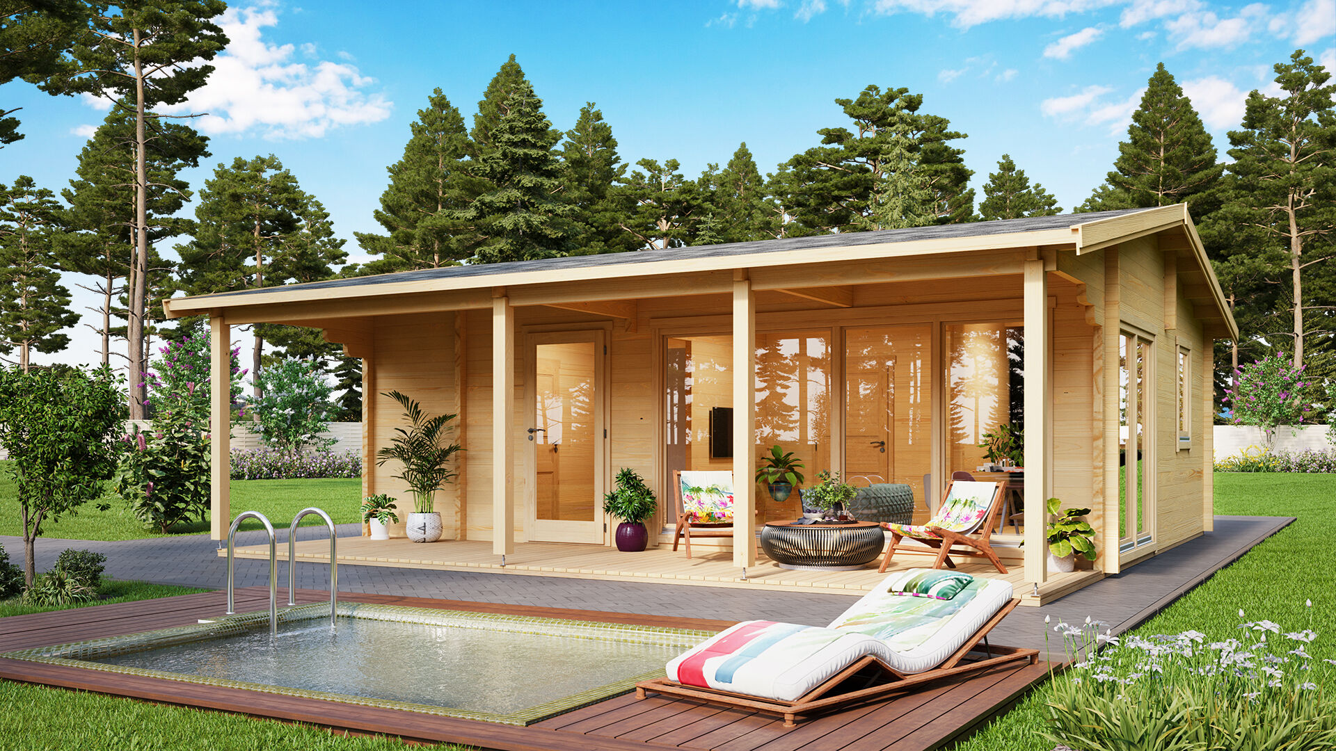 Fjordholz Ferien- und Freizeithaus Modell Mikka 10x8m | Rabatt: 26 %
