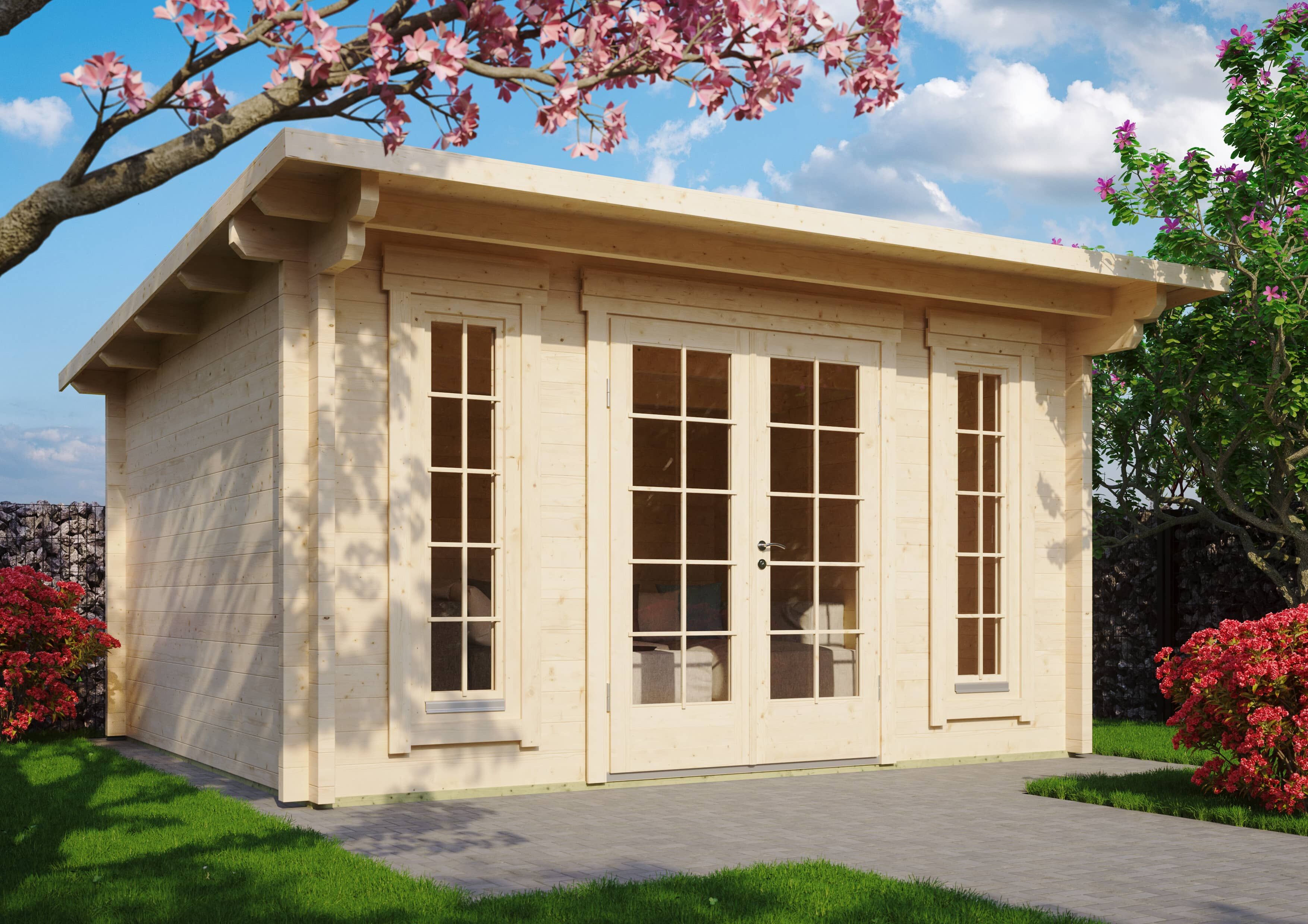 Fjordholz Gartenhaus Modell Jacob 70 C 4x3m | Rabatt: 26 %