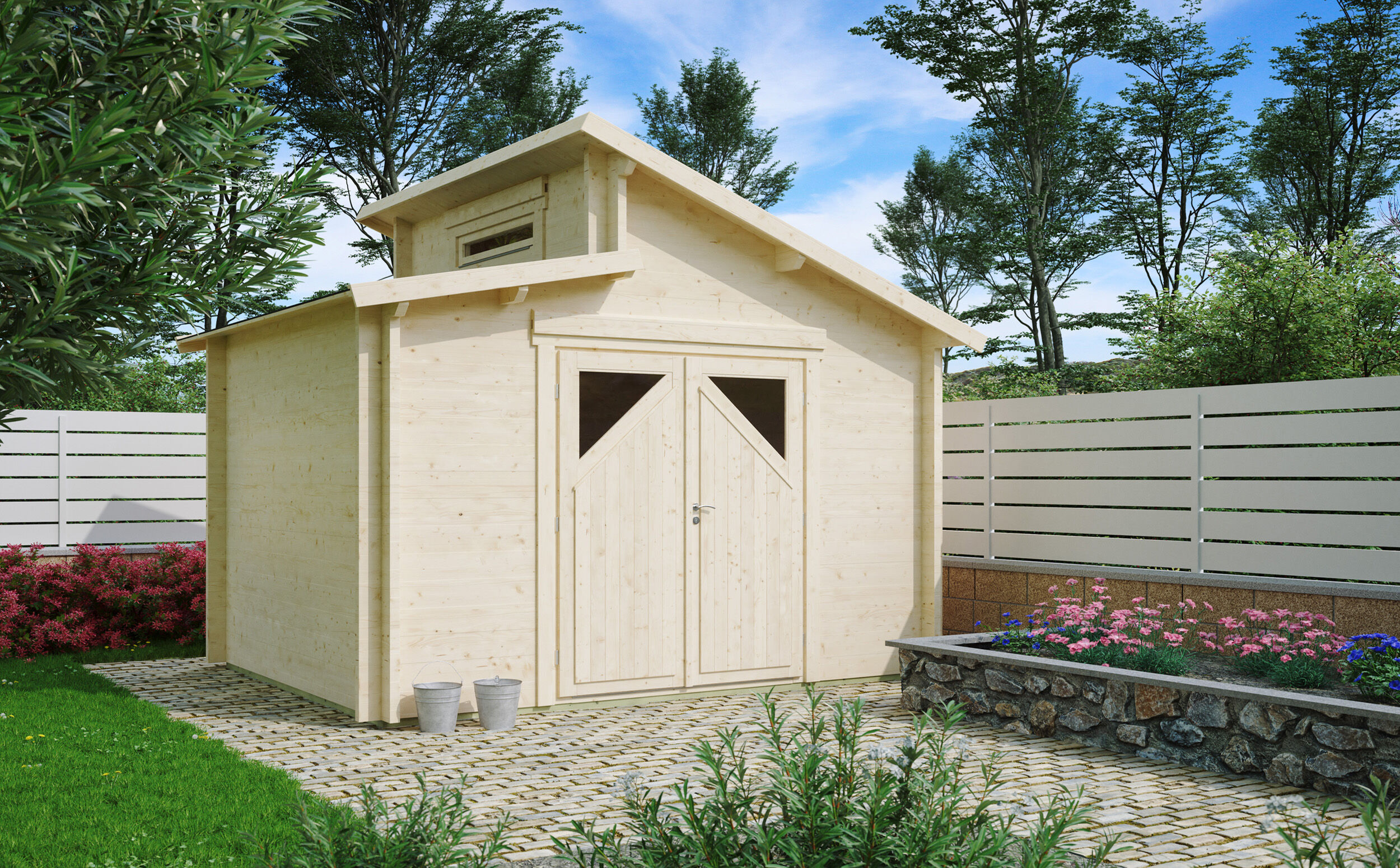 Fjordholz Gartenhaus Modell Varianta 44 C 3x2m | Rabatt: 26 %