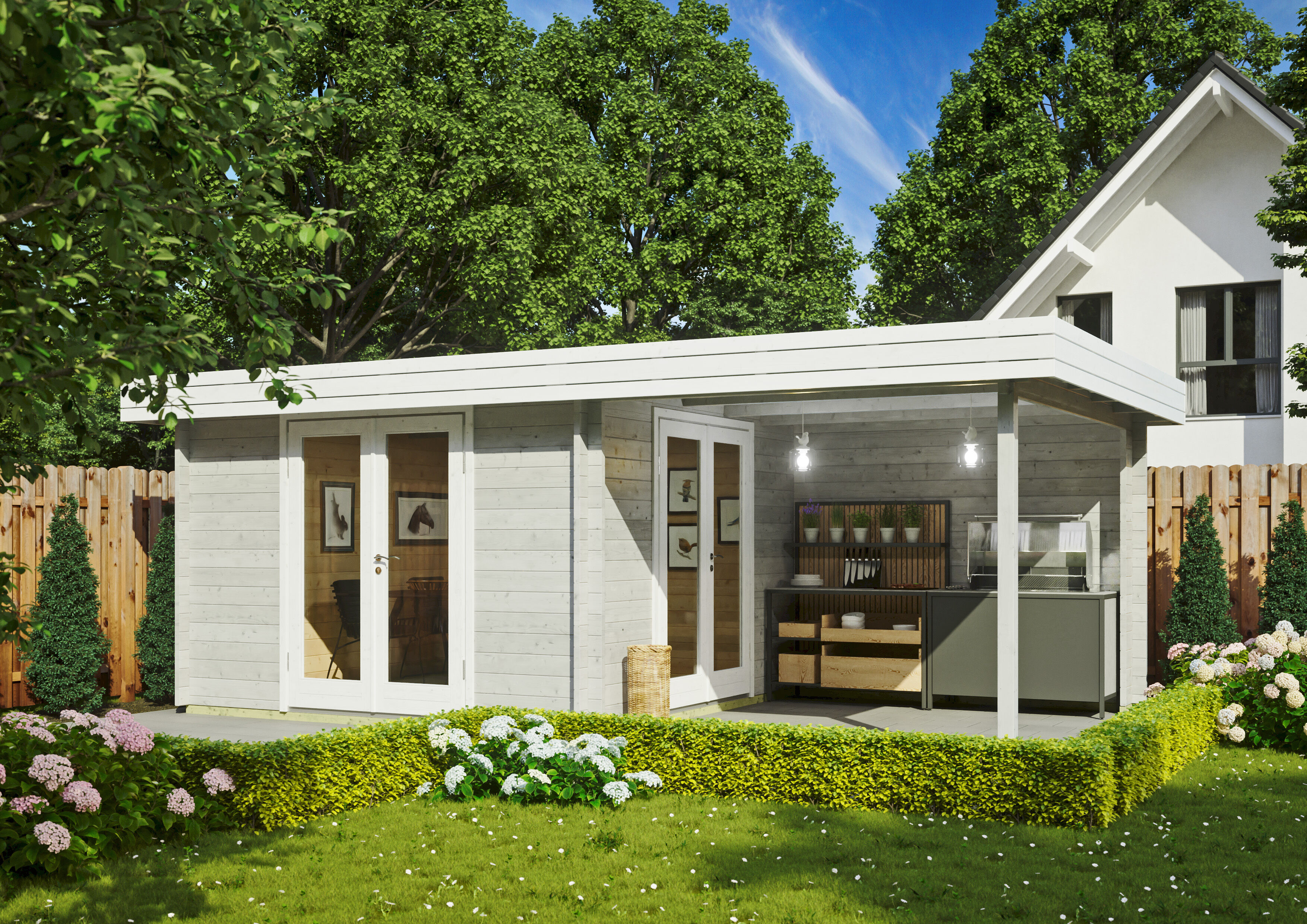 Fjordholz Gartenhaus Modell Ranja 44 6x4m | Rabatt: 26 %