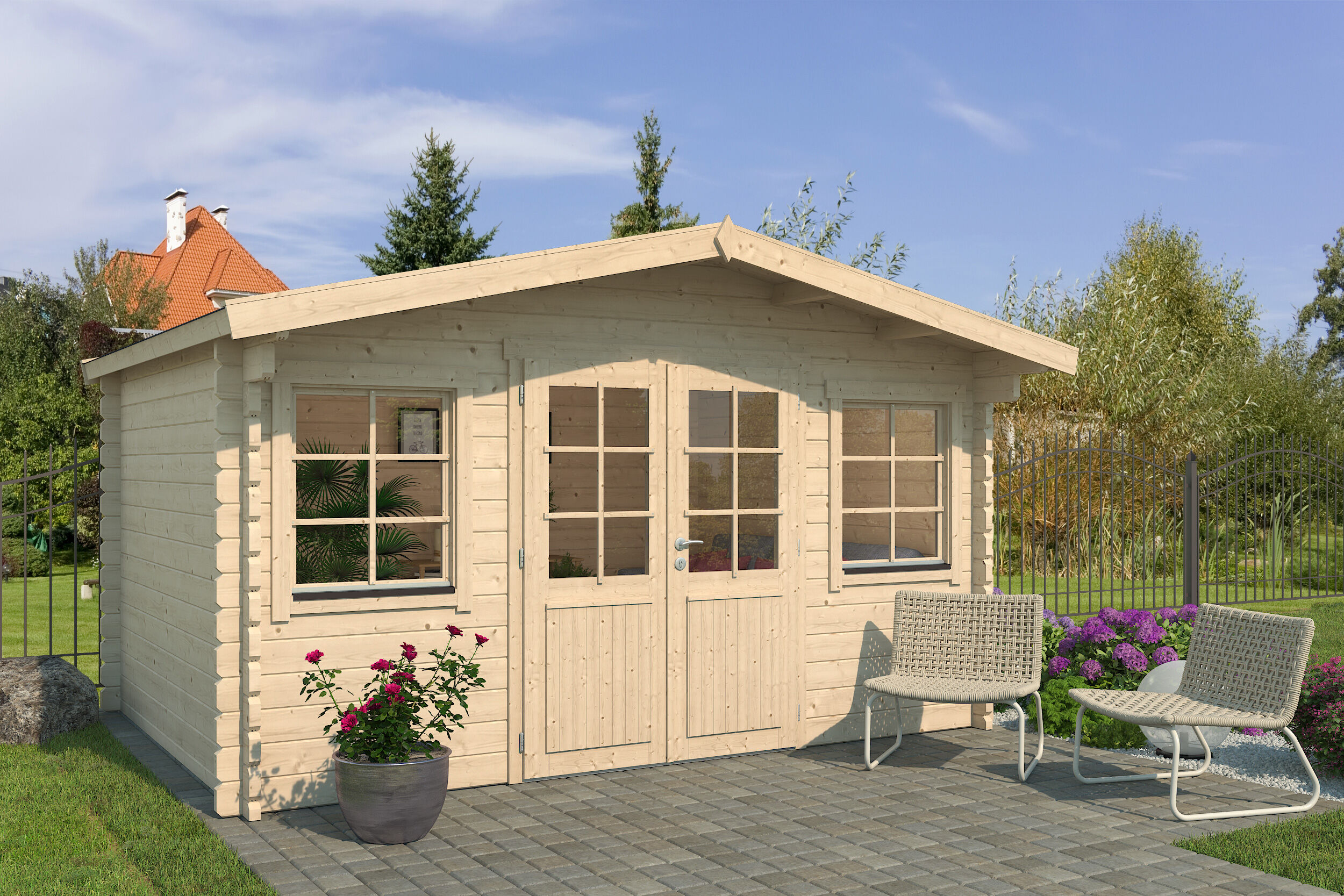 Fjordholz Gartenhaus Modell Daniel 44 4x3m | Rabatt: 26 %