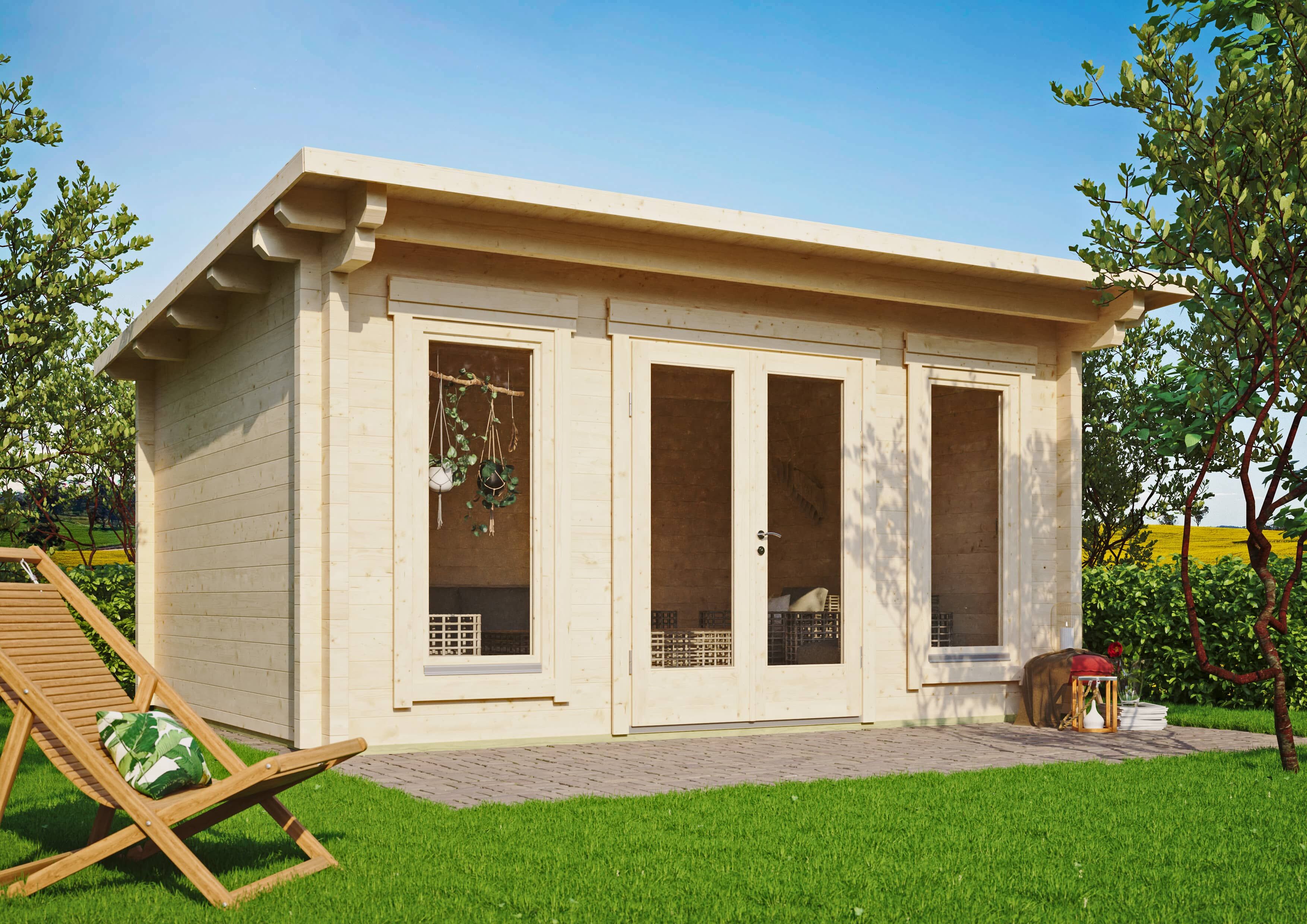 Fjordholz Gartenhaus Modell Jacob 90 E 5x4m | Rabatt: 26 %
