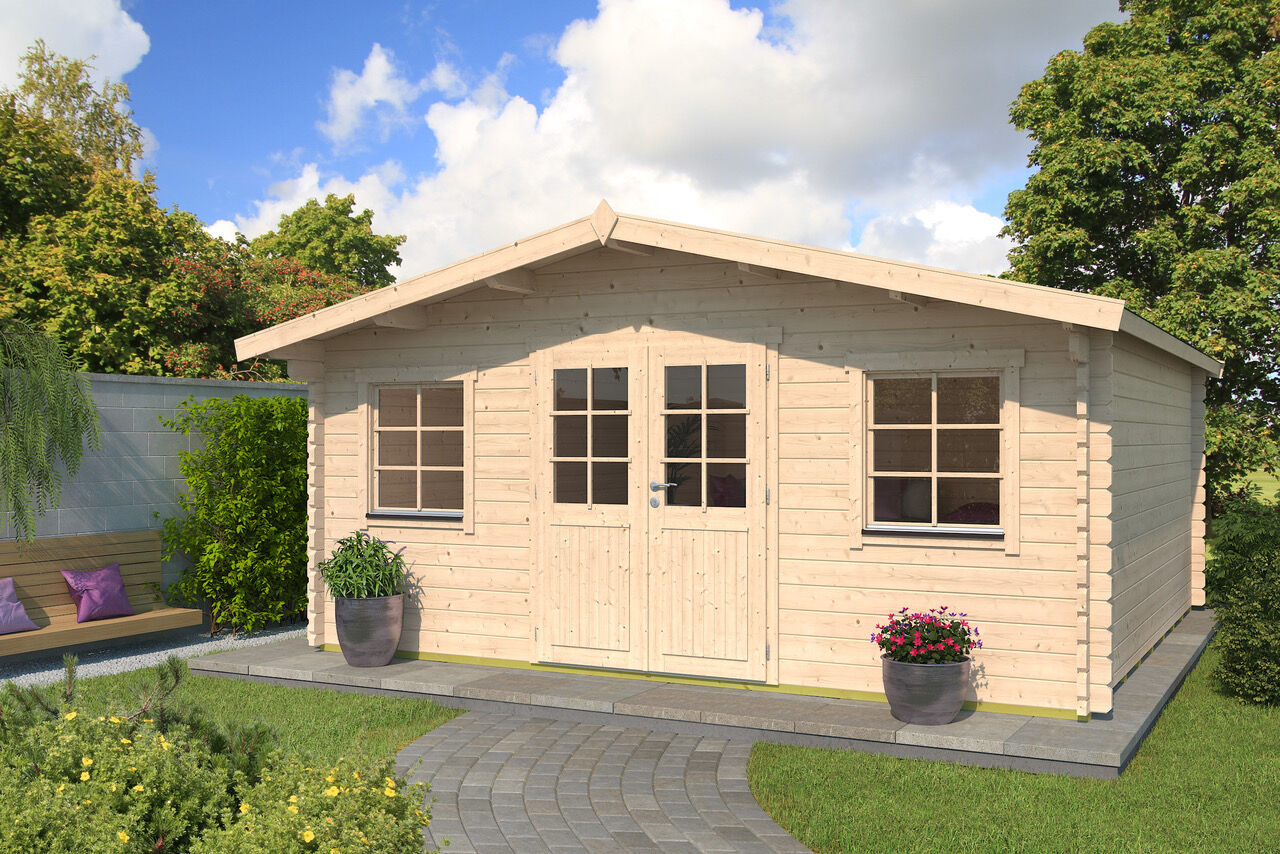 Fjordholz Gartenhaus Modell Pepe 44 6x4m | Rabatt: 26 %