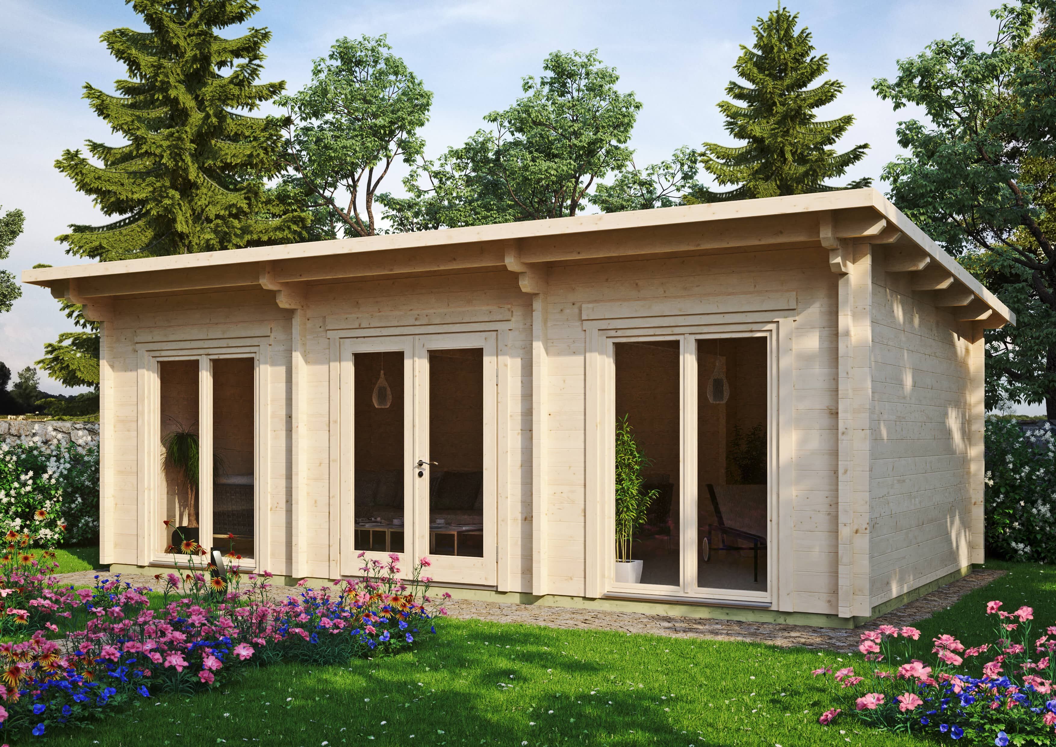 Fjordholz Gartenhaus Modell Jacob 70 H 6x4m | Rabatt: 26 %