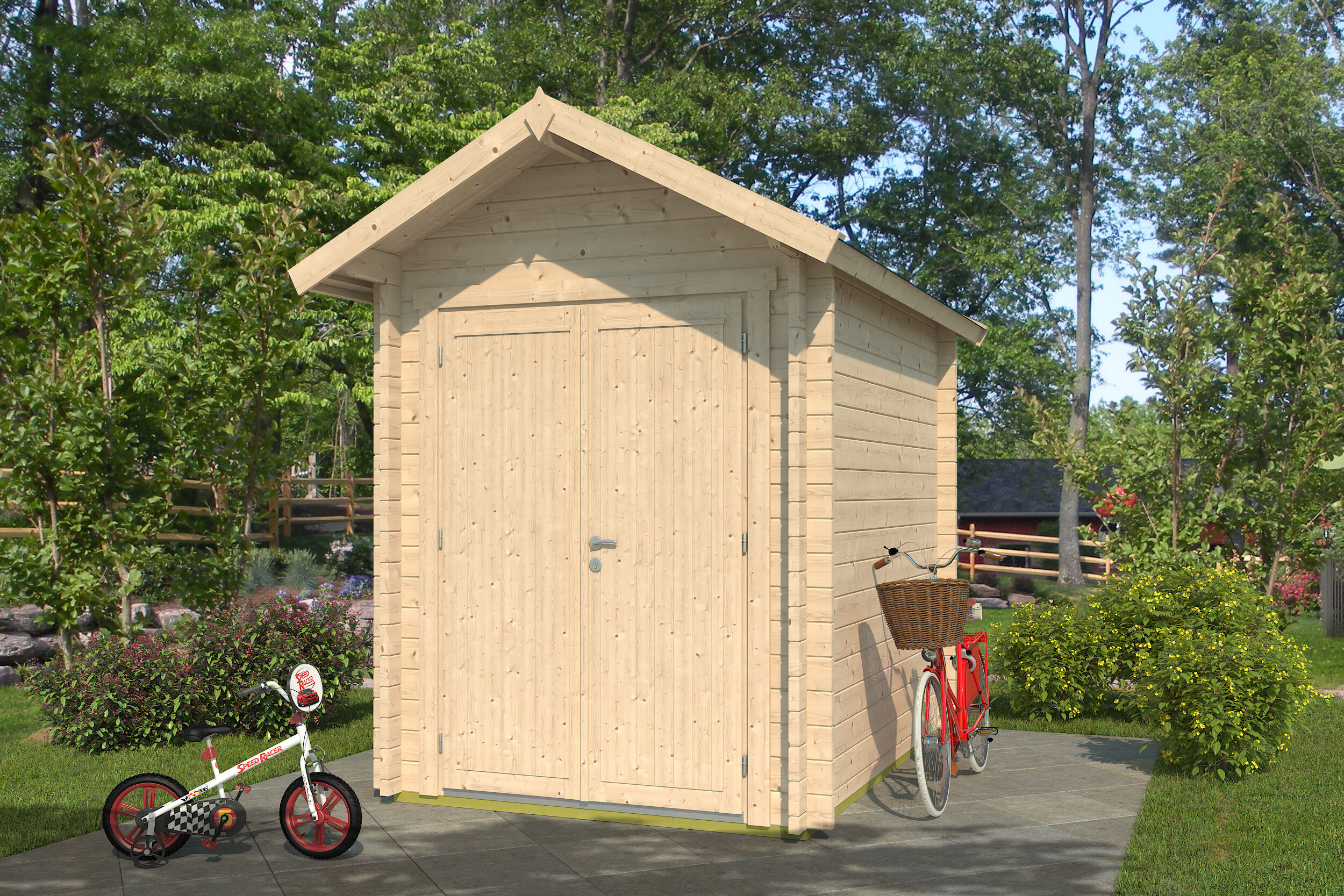 Fjordholz Gartenhaus Modell Lexi 44 B Premium 2x2m | Rabatt: 26 %