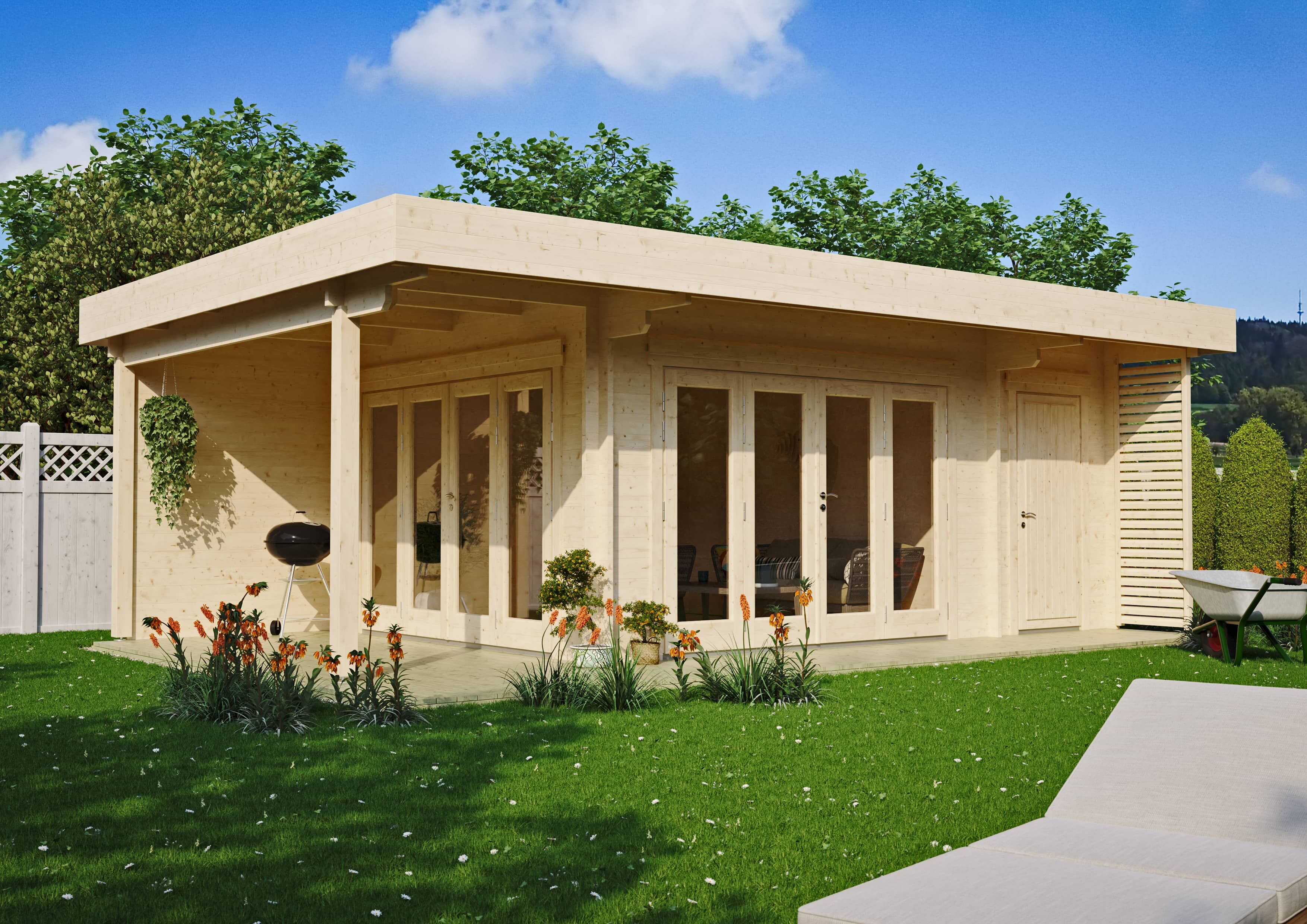 Fjordholz Gartenlounge Modell Sandra 44 C 6x4m | Rabatt: 26 %