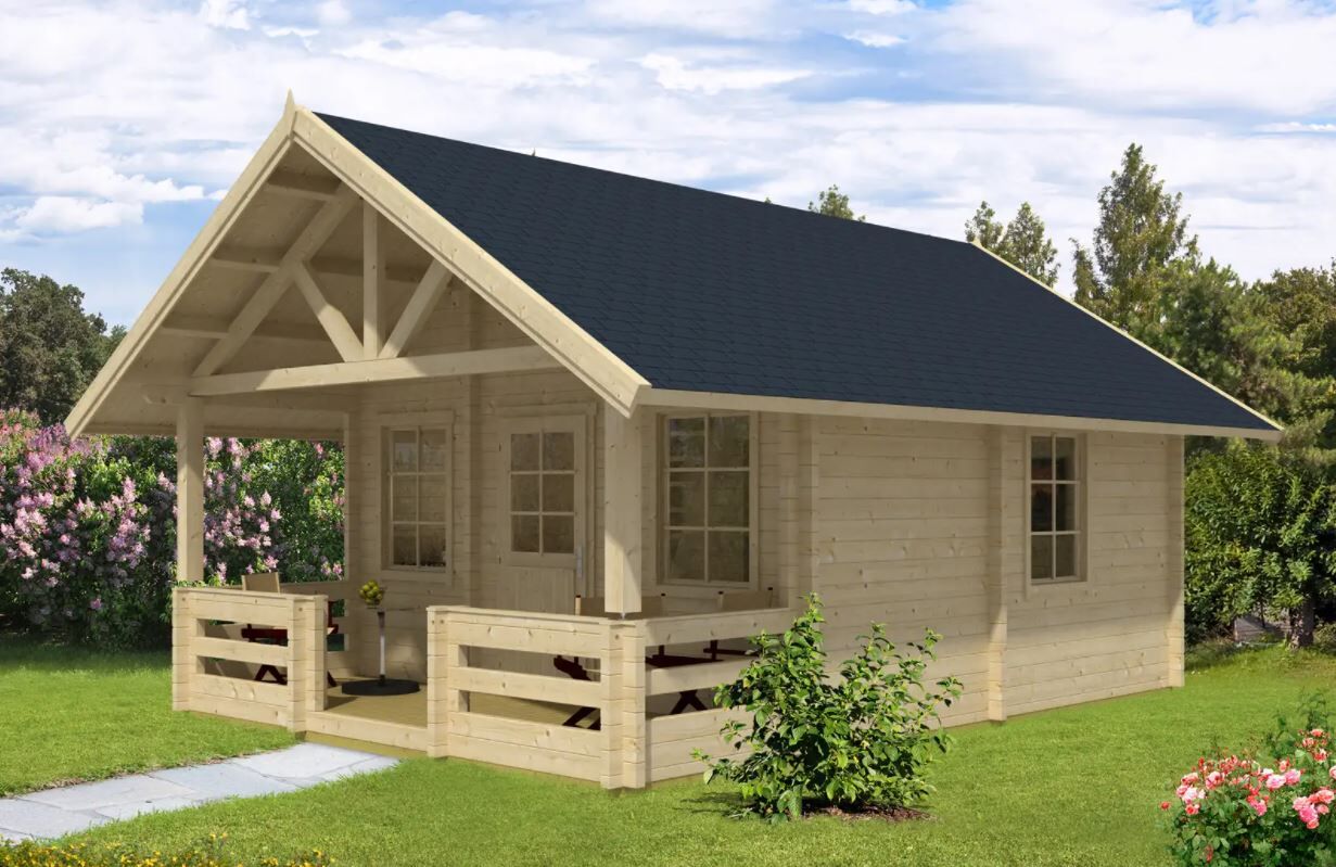 Fjordholz Ferien- und Freizeithaus Modell St. Gall 7x5m | Rabatt: 26 %