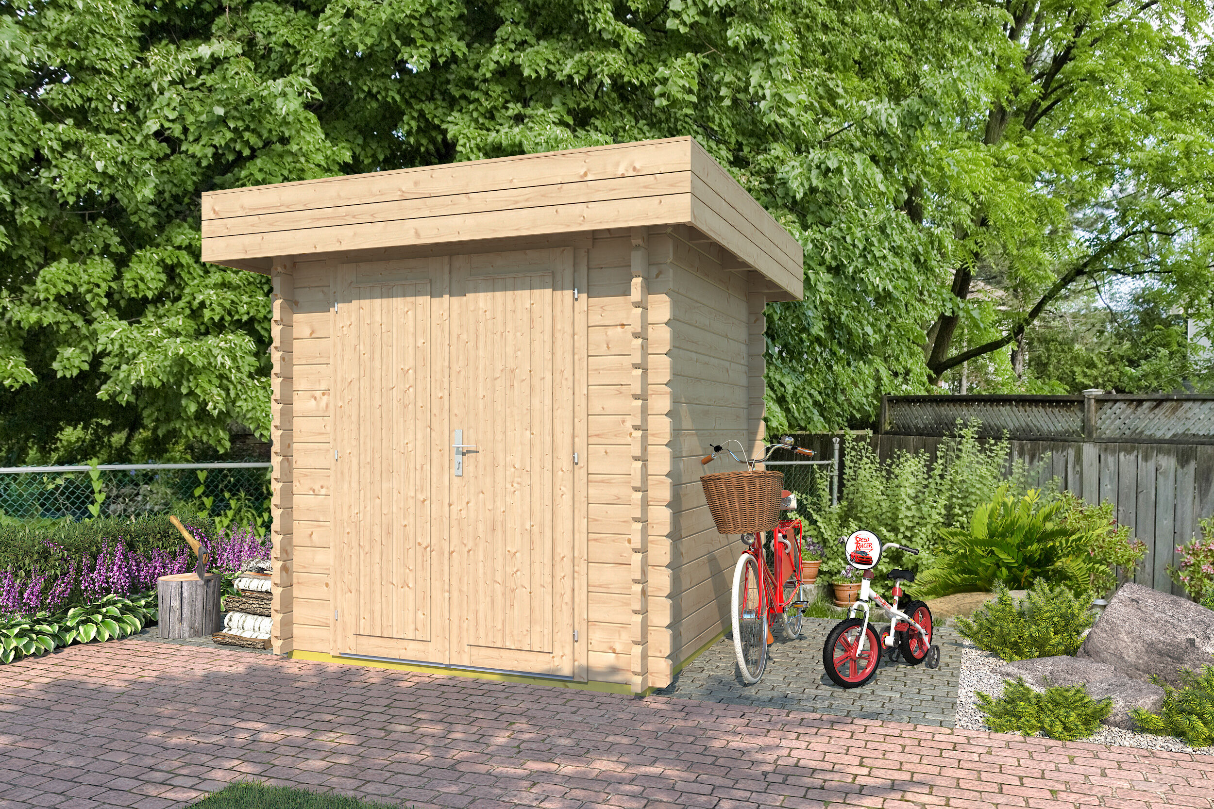Fjordholz Gartenhaus Modell Rob 44 A 6x4m | Rabatt: 26 %