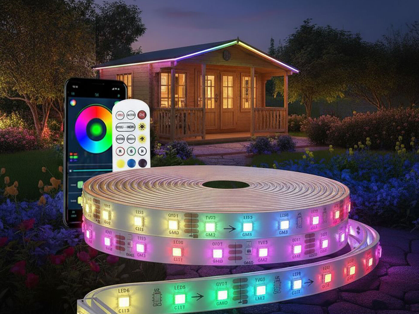 Gartenhaus LED Kit Ambient Comfort 10m | Rabatt: 29 %