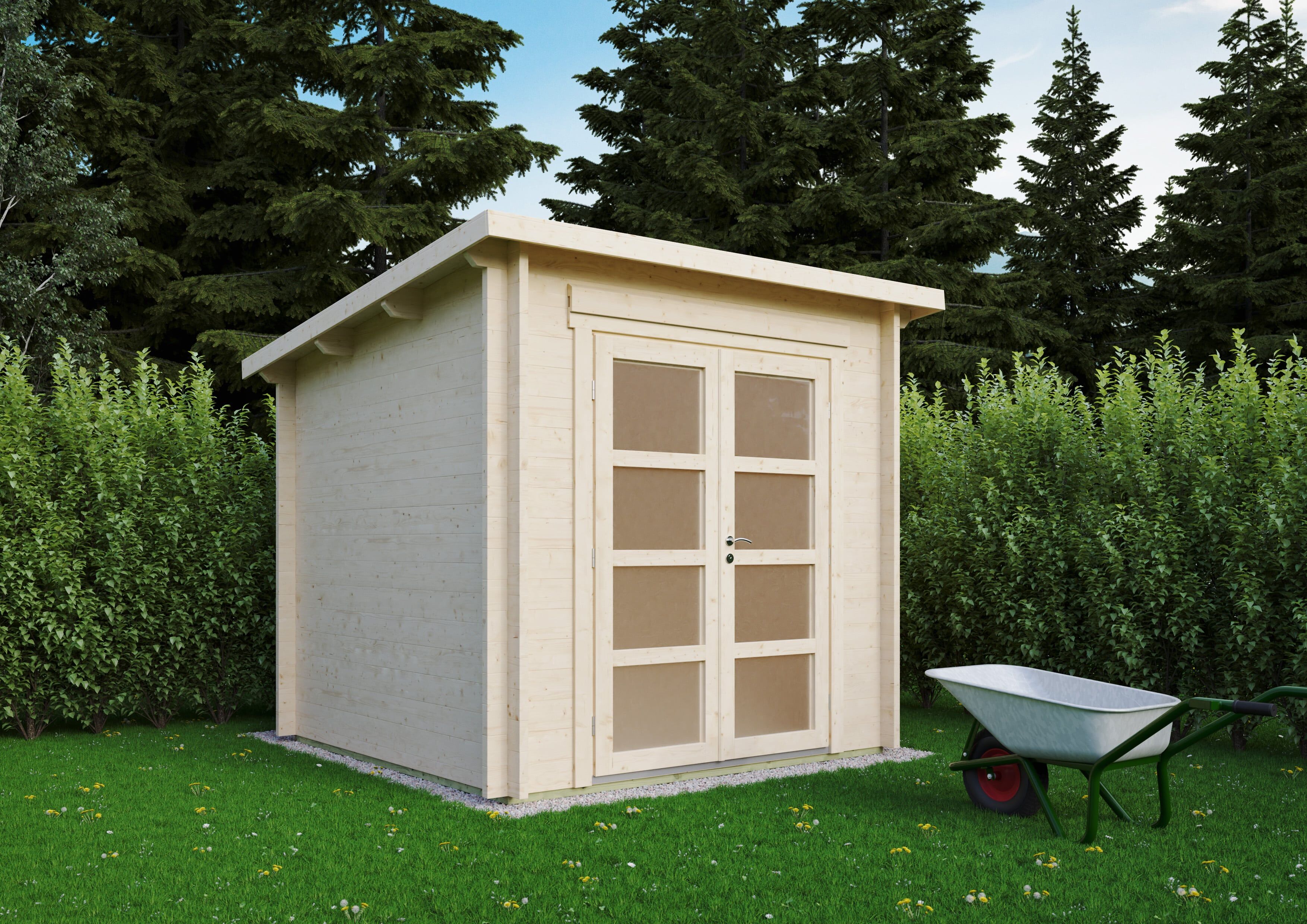 Fjordholz Gartenhaus Modell Max 44 A 2x2m | Rabatt: 26 %