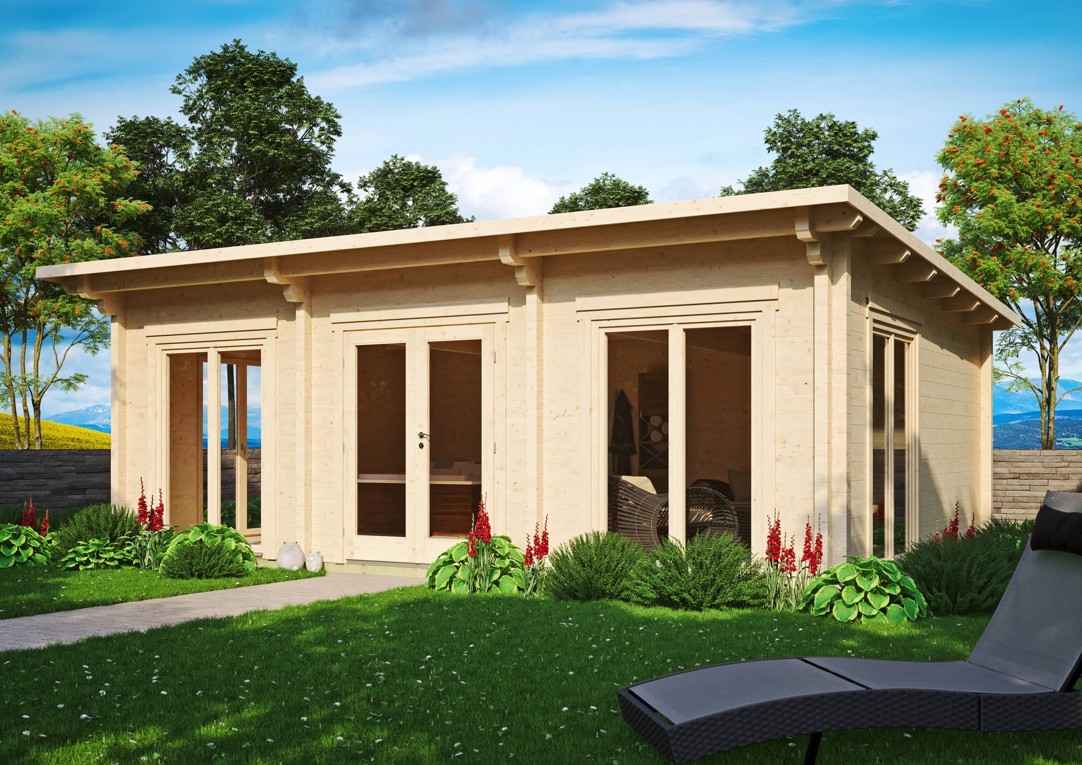 Fjordholz Gartenhaus Modell Jacob 90 I 7x5m | Rabatt: 26 %