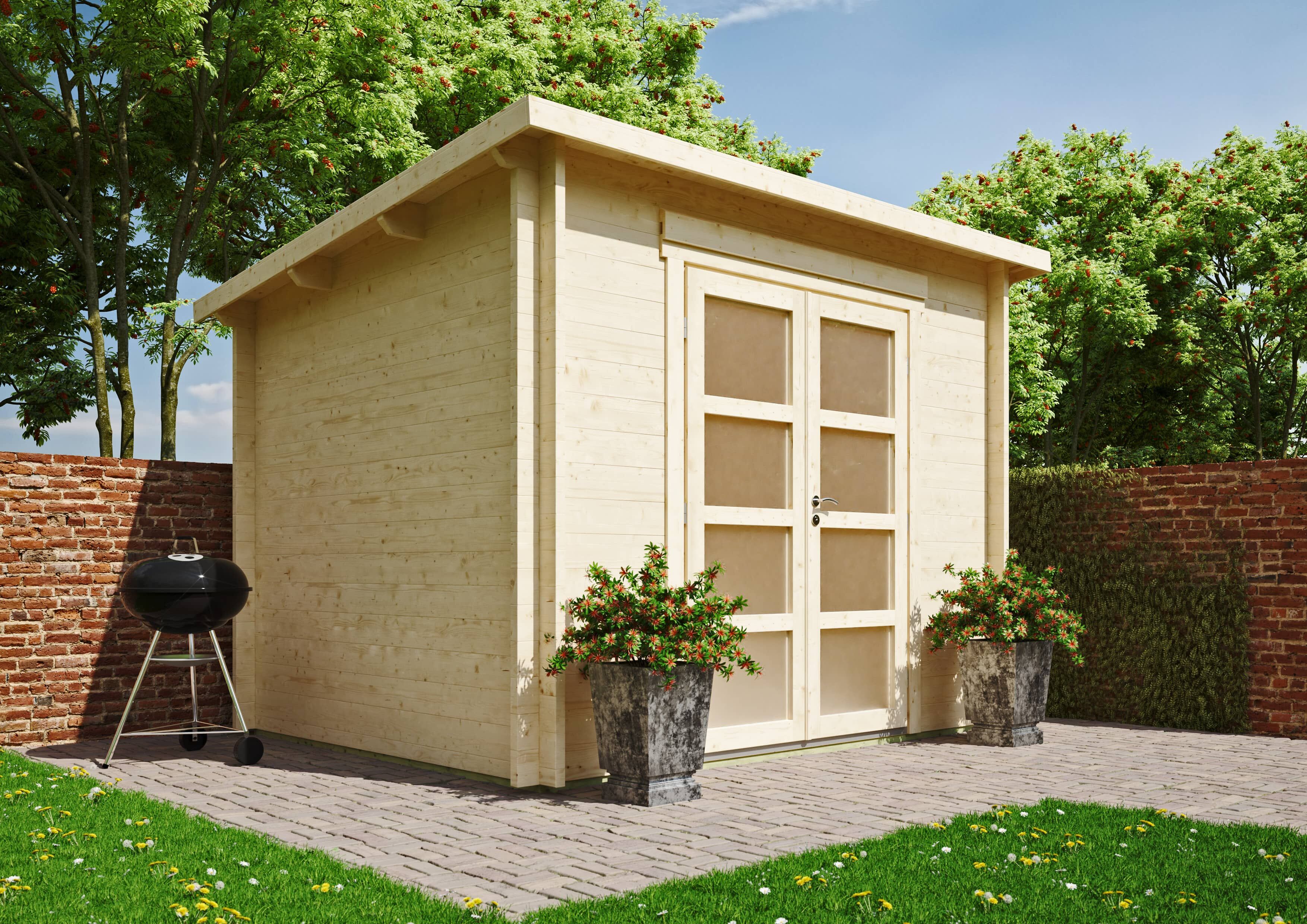 Fjordholz Gartenhaus Modell Max 44 D 4x3m | Rabatt: 26 %