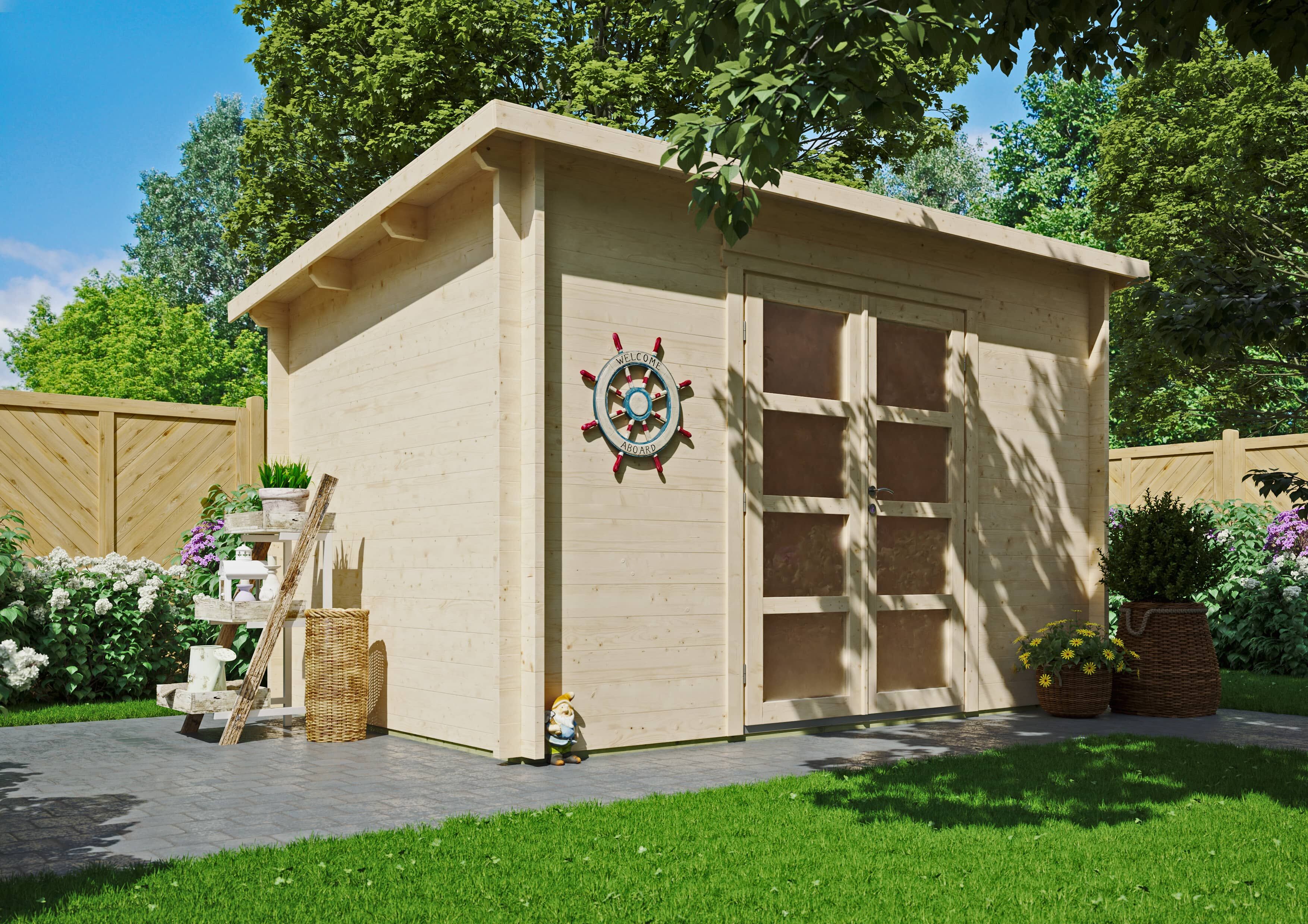 Fjordholz Gartenhaus Modell Max 44 E 4x2m | Rabatt: 26 %