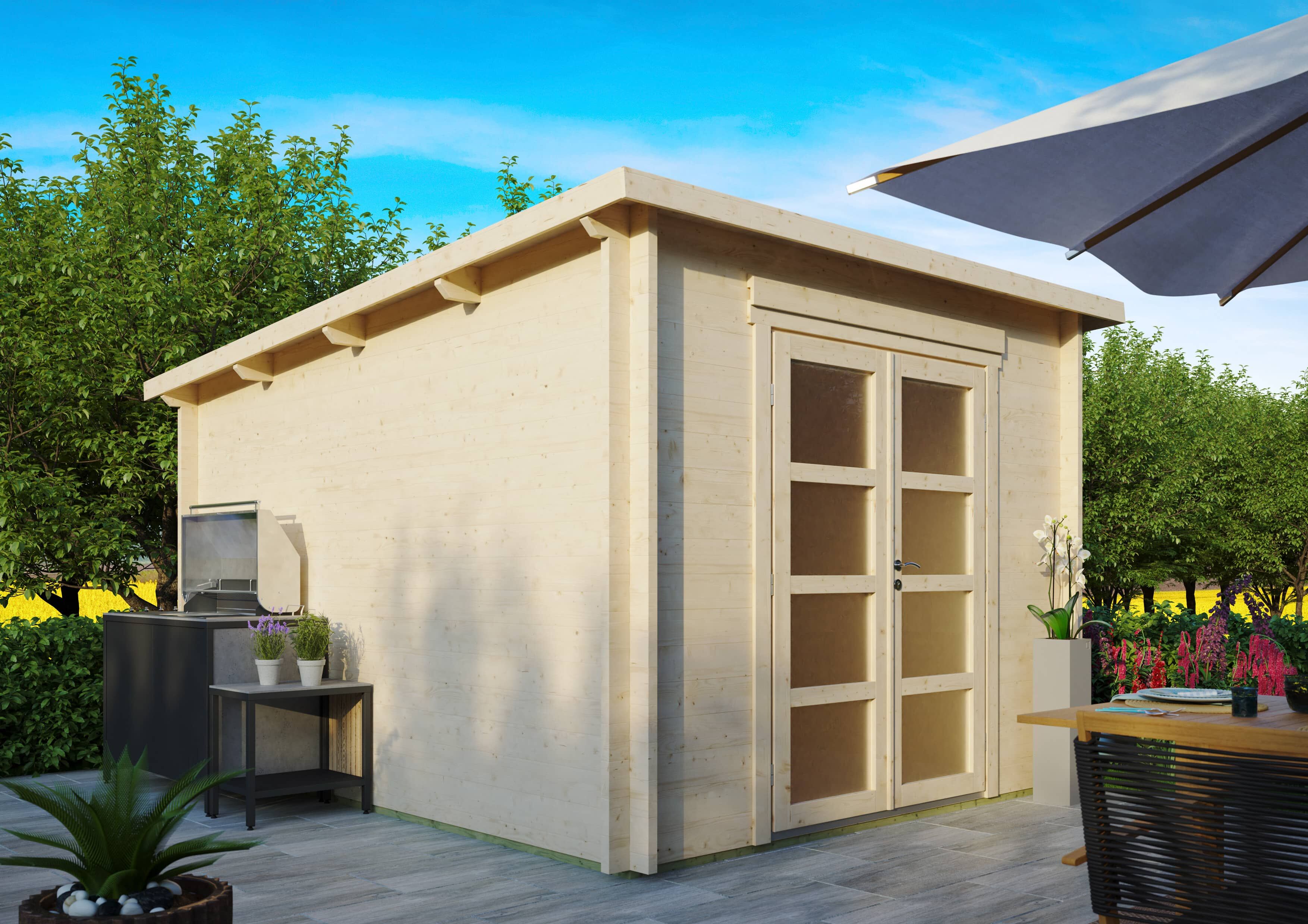 Fjordholz Gartenhaus Modell Max 44 H 4x3m | Rabatt: 26 %