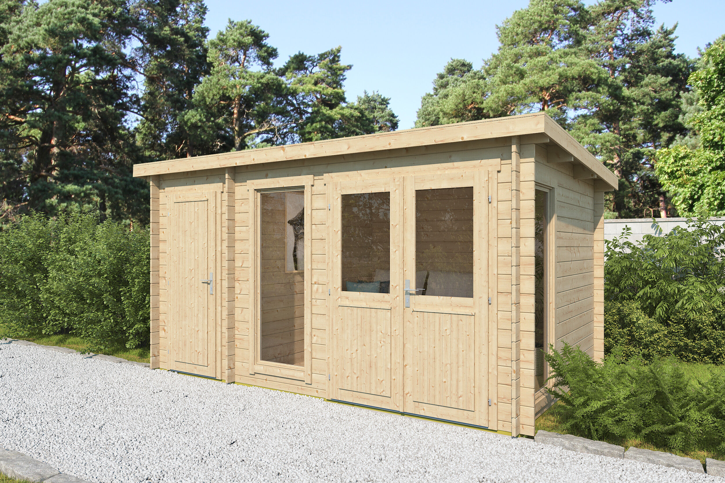 Fjordholz Gartenhaus Modell Krista 28 A 6x4m | Rabatt: 26 %