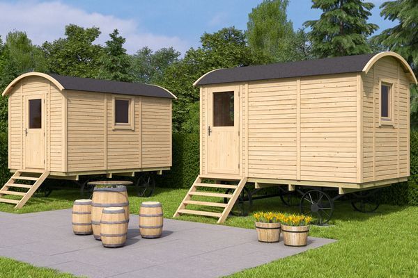 Zirkus- und Schäferwagen Modell Hans 4x2m | Rabatt: 26 %