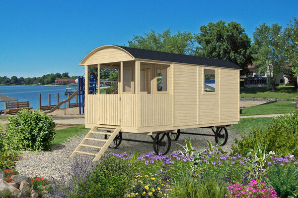 Zirkus- und Schäferwagen Modell Tobias 5x3m | Rabatt: 26 %