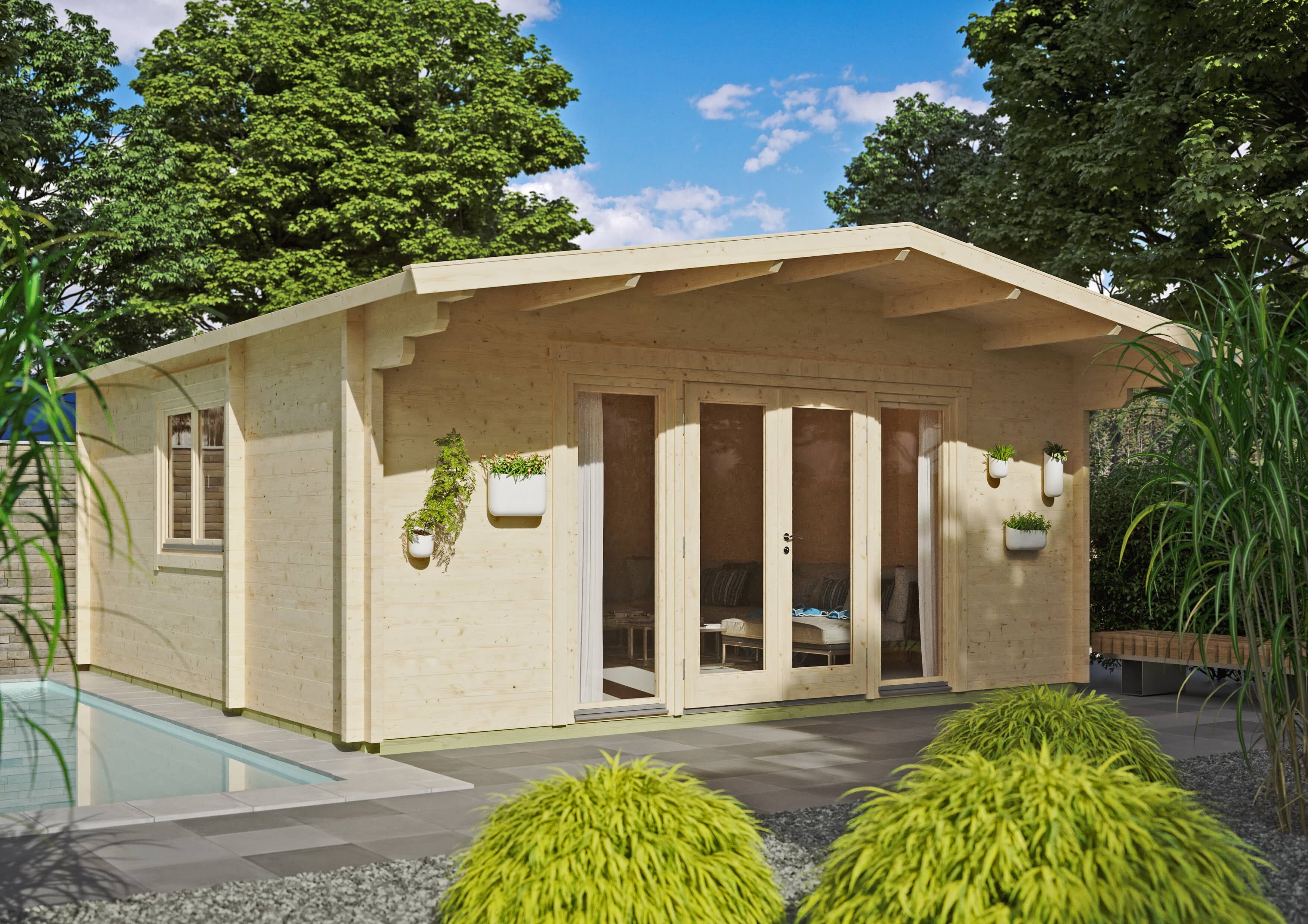 Fjordholz Gartenhaus Modell Kim 70 I 6x5m | Rabatt: 26 %