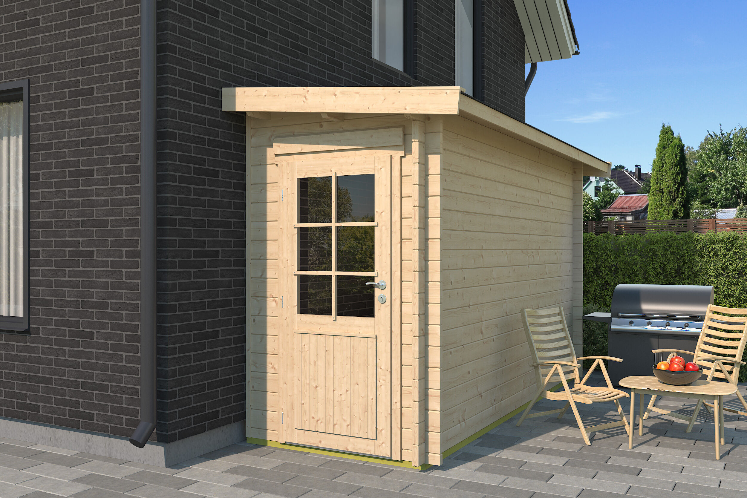 Gartenhaus Modell Pulti 44 C 3x2m | Rabatt: 26 %