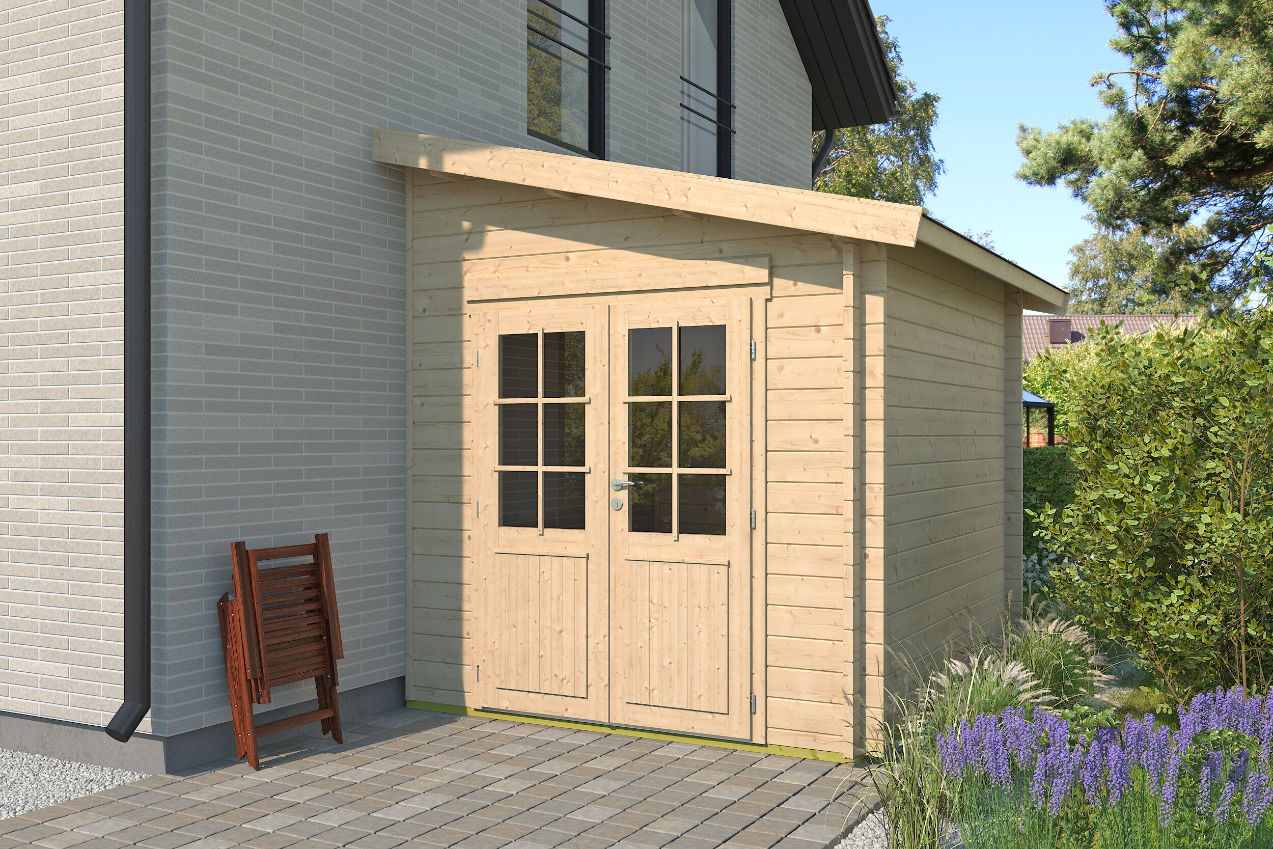 Gartenhaus Modell Pulti 44 E 3x2m | Rabatt: 26 %