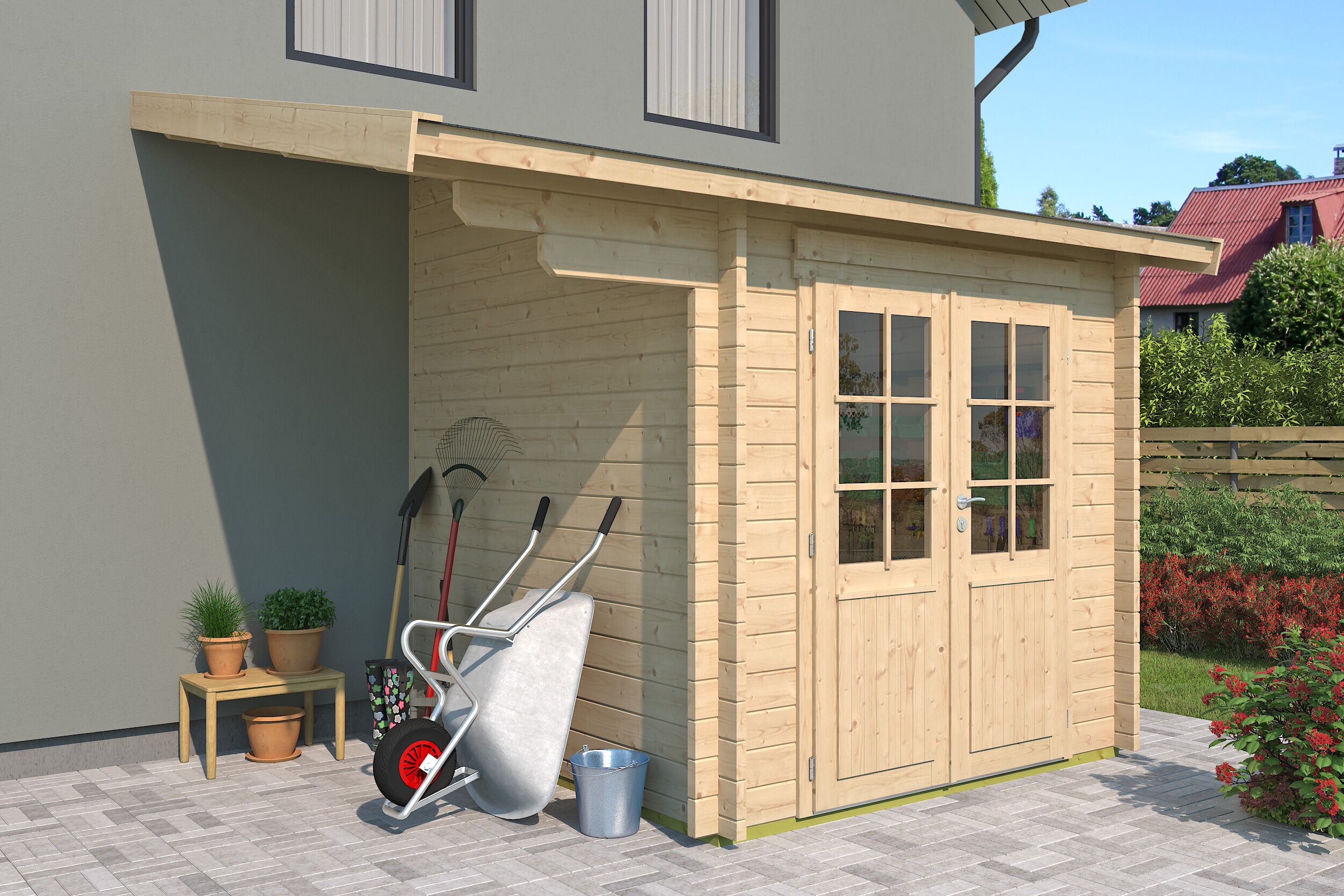 Gartenhaus Modell Pulti 44 G 3x2m | Rabatt: 26 %