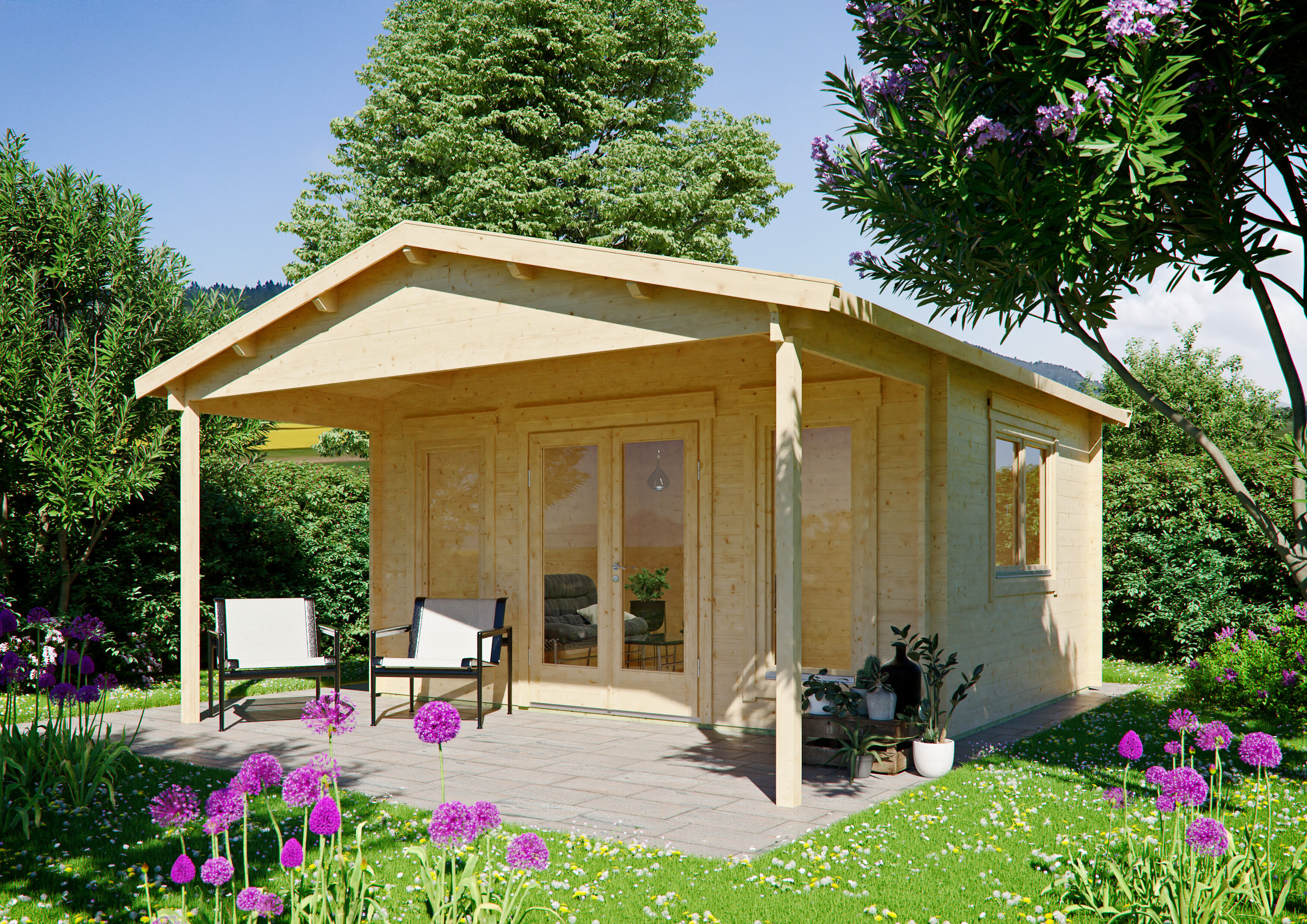 Gartenhaus Modell Julia 44 A 5x4m | Rabatt: 26 %