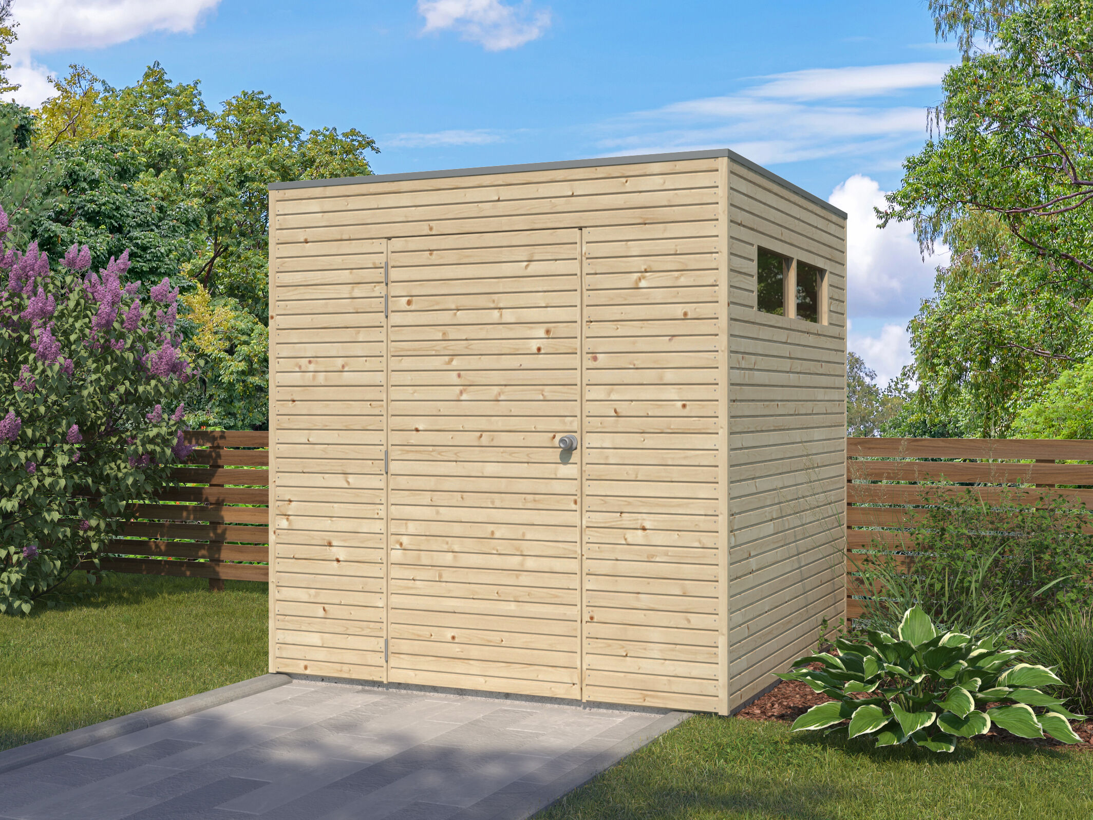 Gartenhaus Modell QB-Line 4,41 m² 2x2m | Rabatt: 27 %