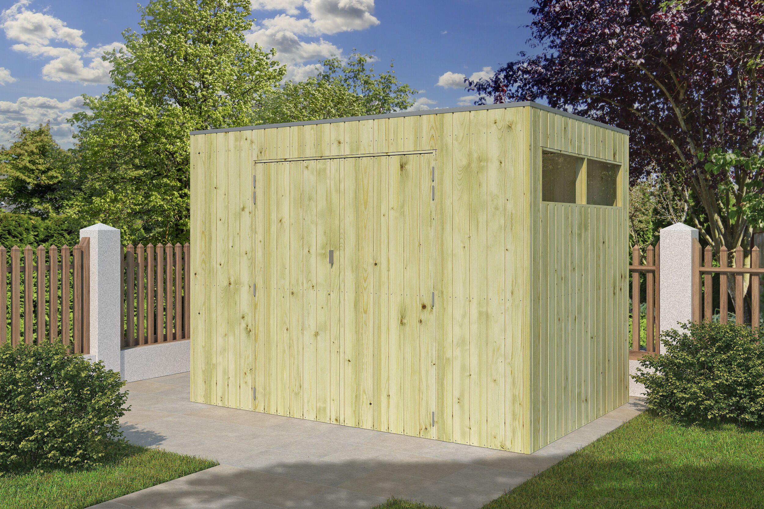 Gartenhaus Modell QBV-Line 5,90 m² 3x2m | Rabatt: 26 %