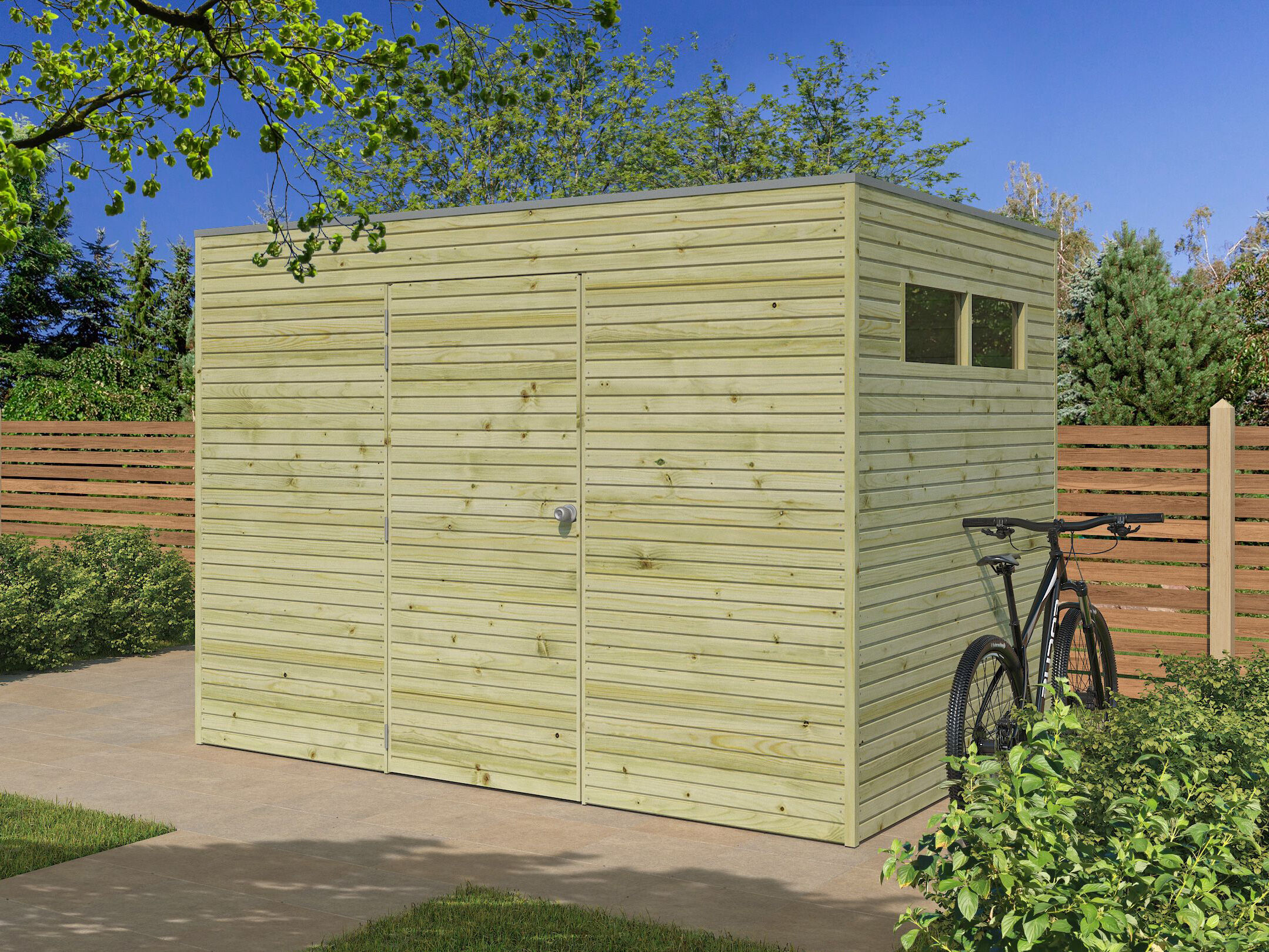 Gartenhaus Modell QB-Line 6,30 m² 3x2m | Rabatt: 26 %