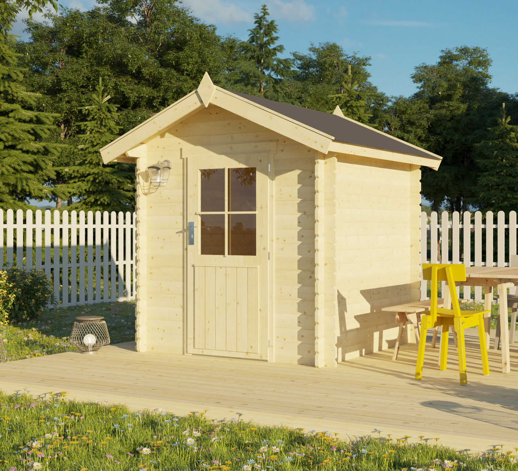 Fjordholz Gartenhaus Modell Anna 28 2x2m | Rabatt: 26 %
